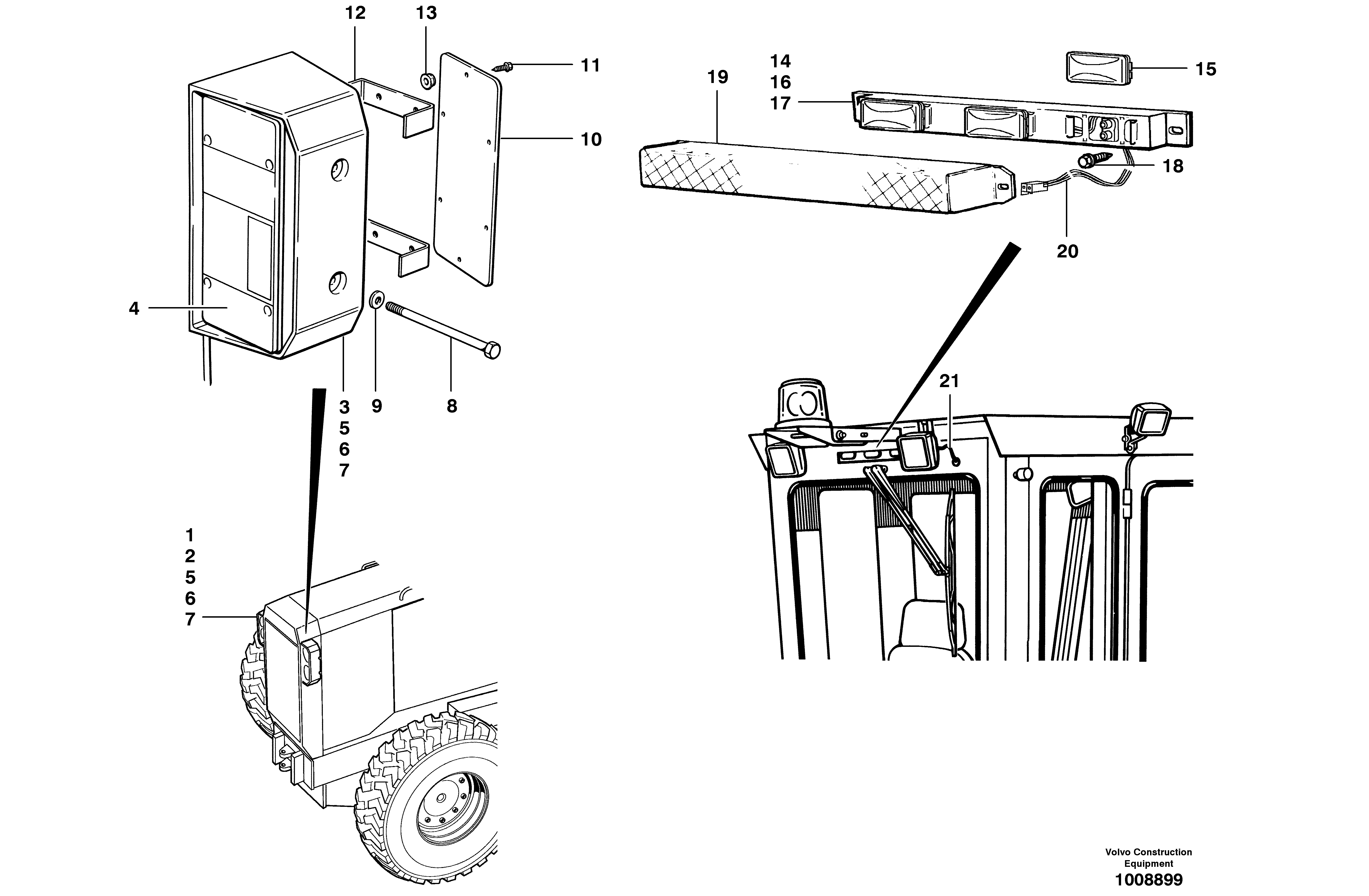 Lights - rear — volvo parts diagram