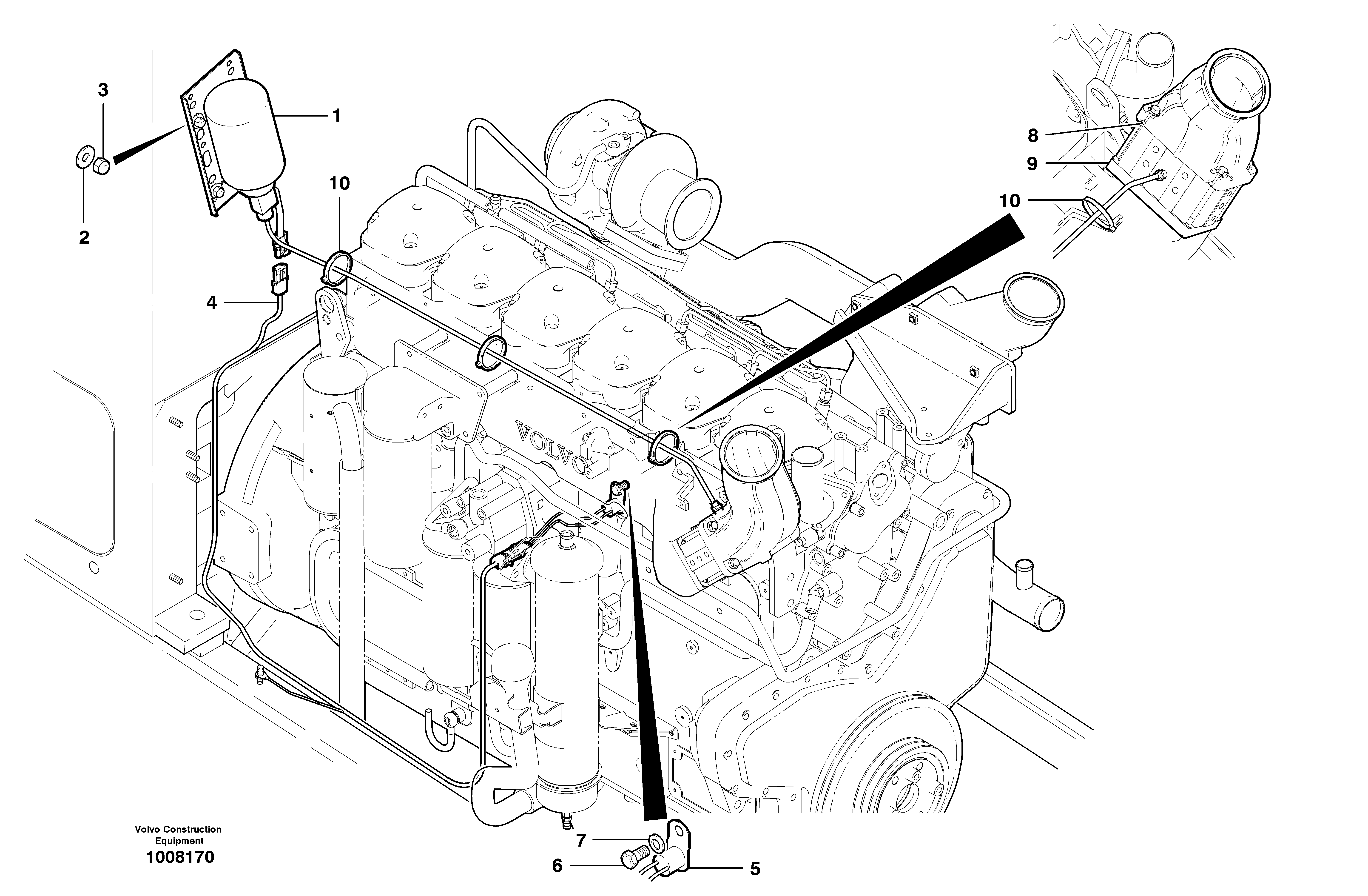 Ether Cold Start  MODEL G740B - G780B — volvo parts diagram