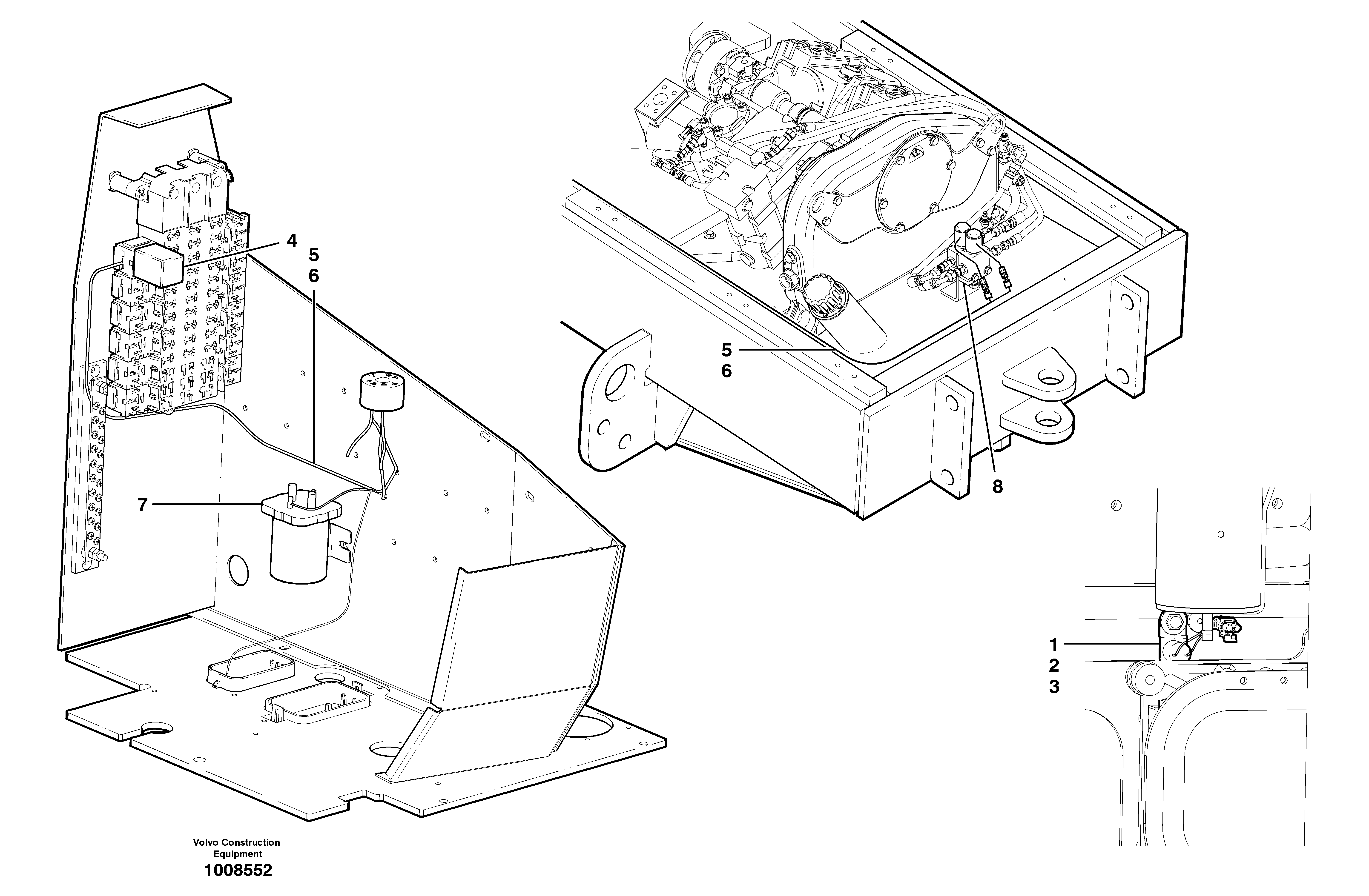 Cold Start - Hydraulic Unload  MODEL G740B - G780B — volvo parts diagram