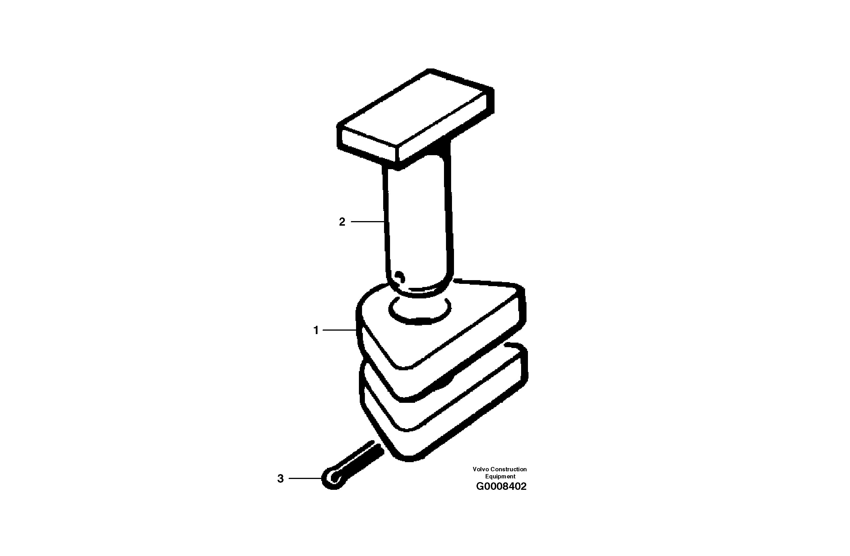 Towing hook — volvo parts diagram