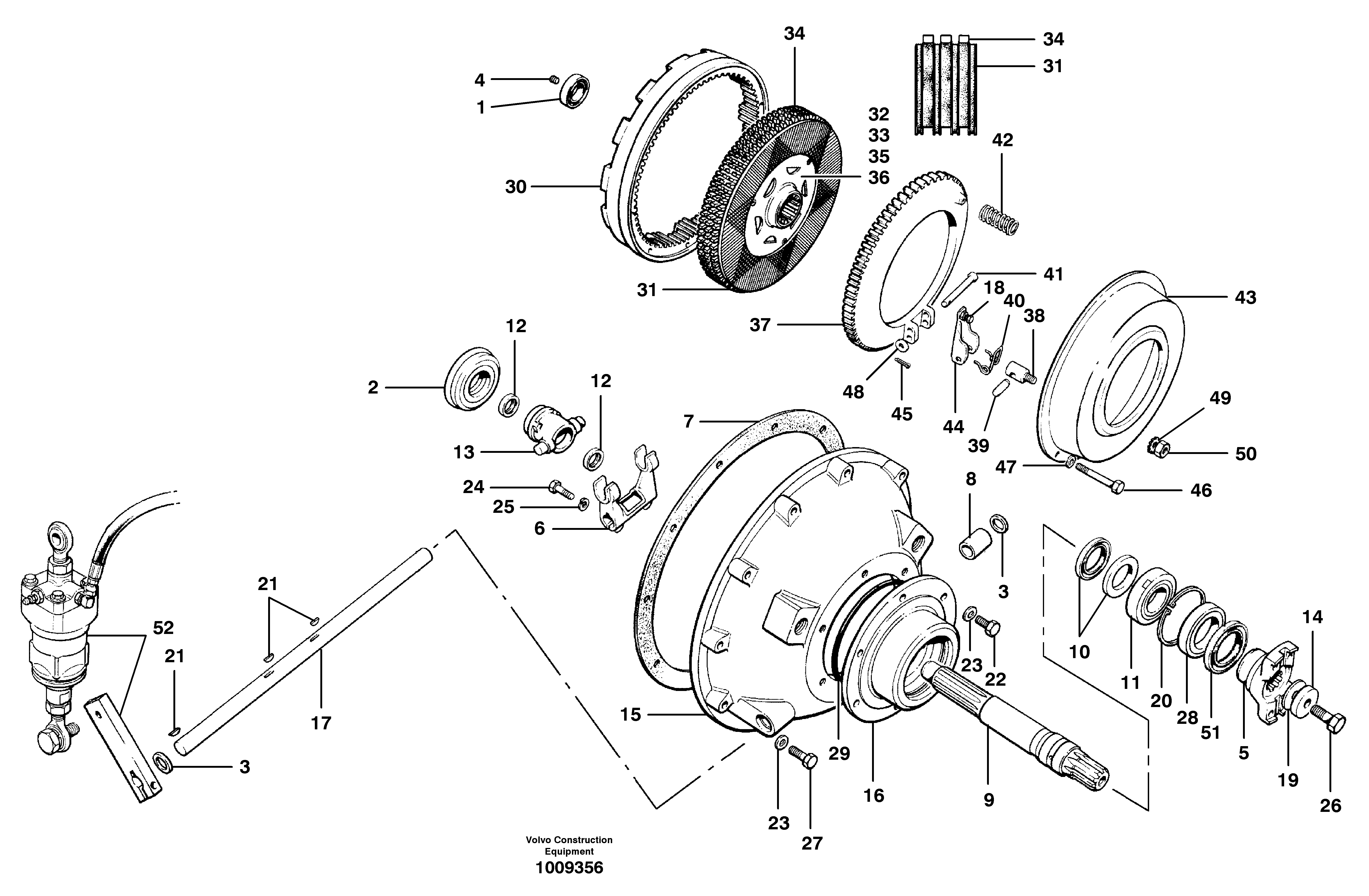 Clutch — volvo parts diagram