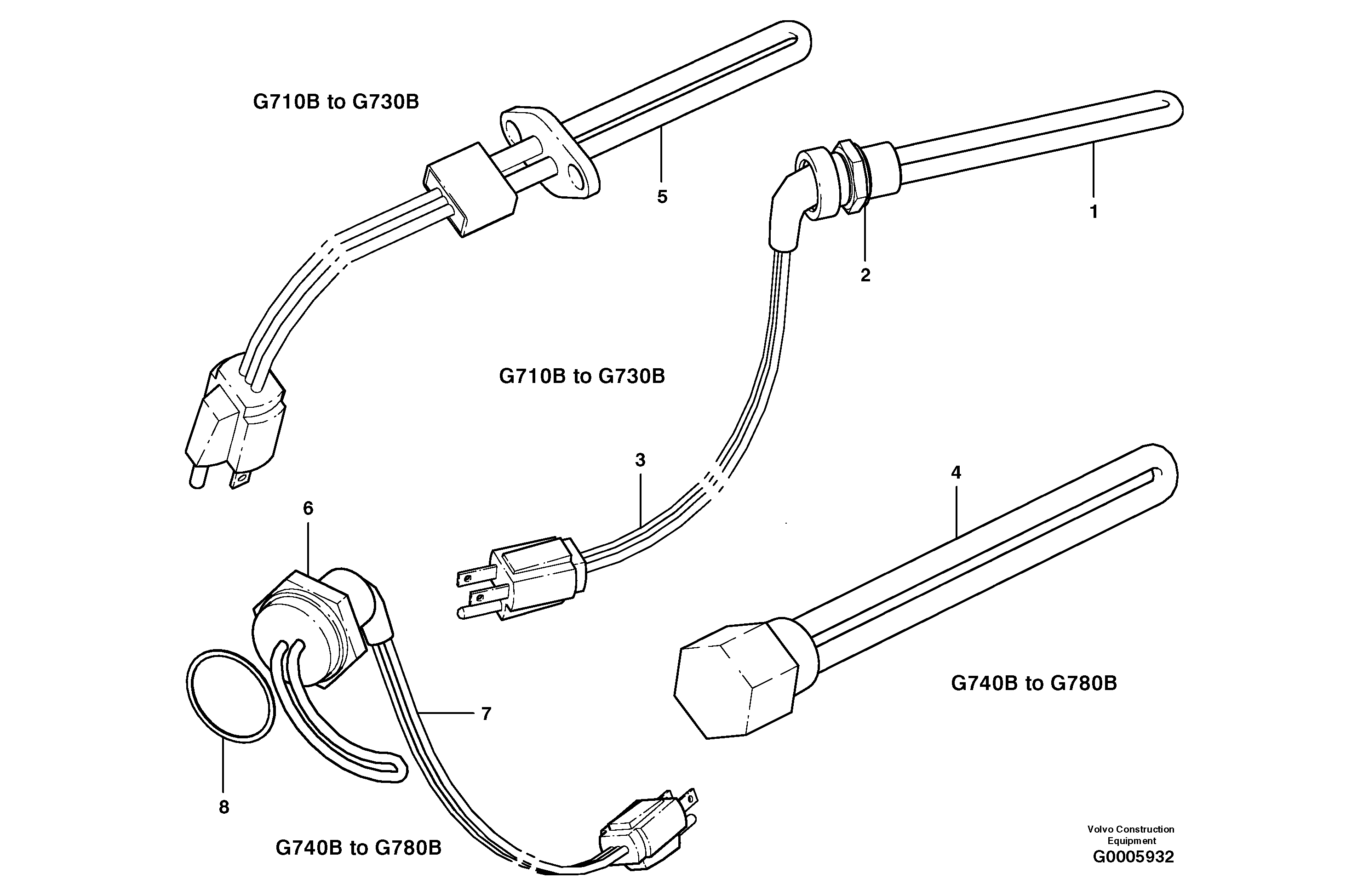 Engine heater — volvo parts diagram
