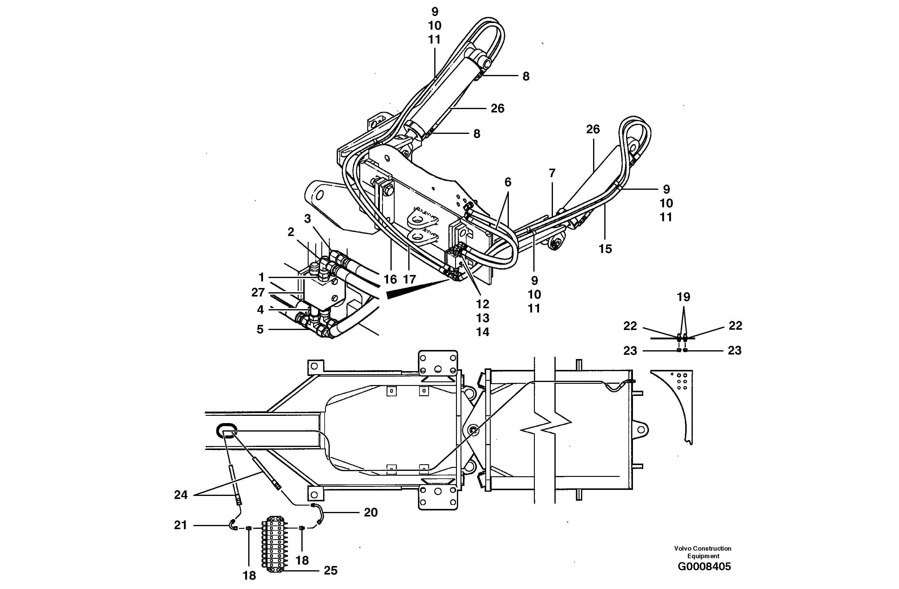 Ripper circuit — volvo parts diagram