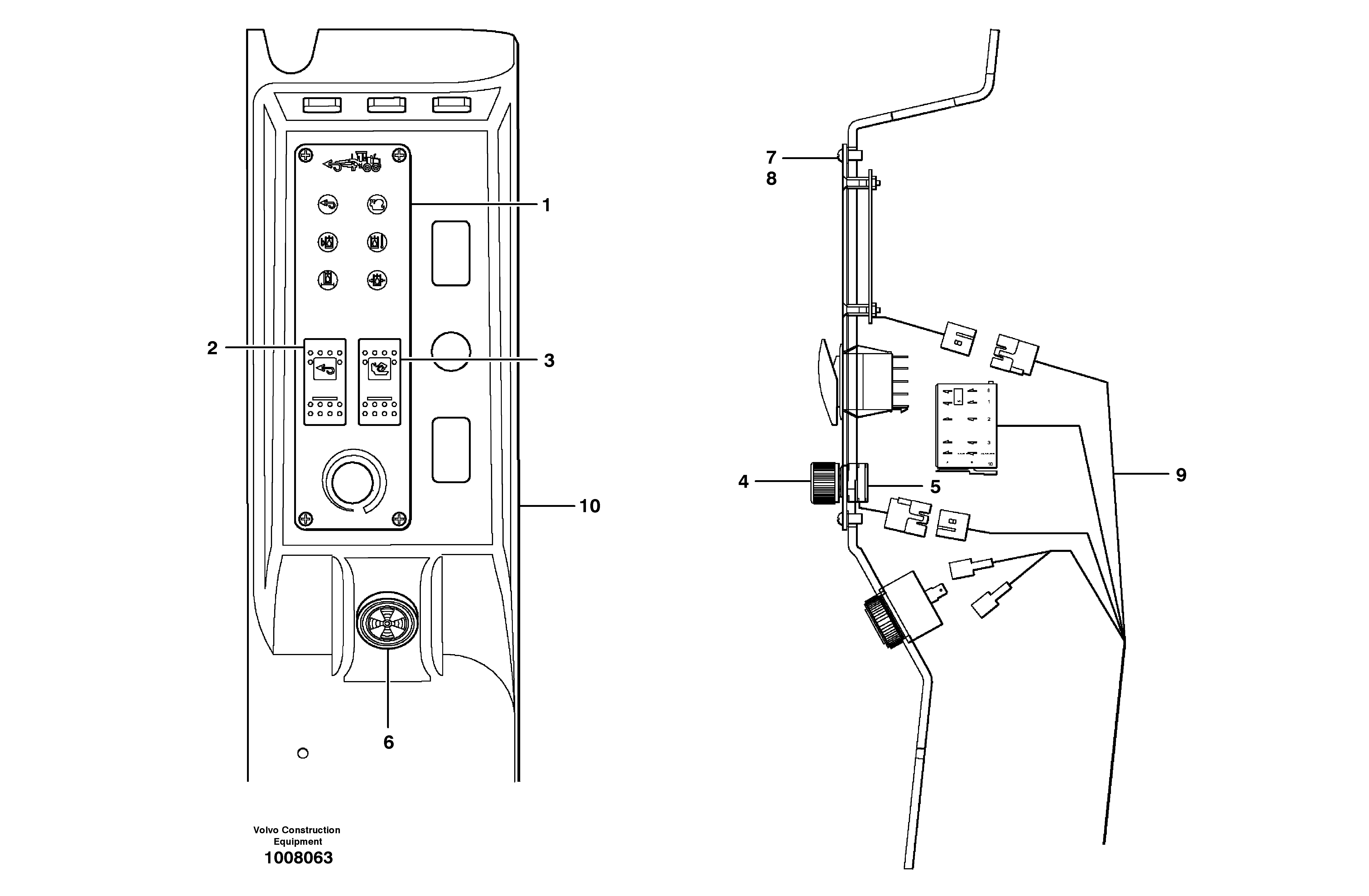 Control module - AWD  S/N 35050, 35051, 35061 - — volvo parts diagram