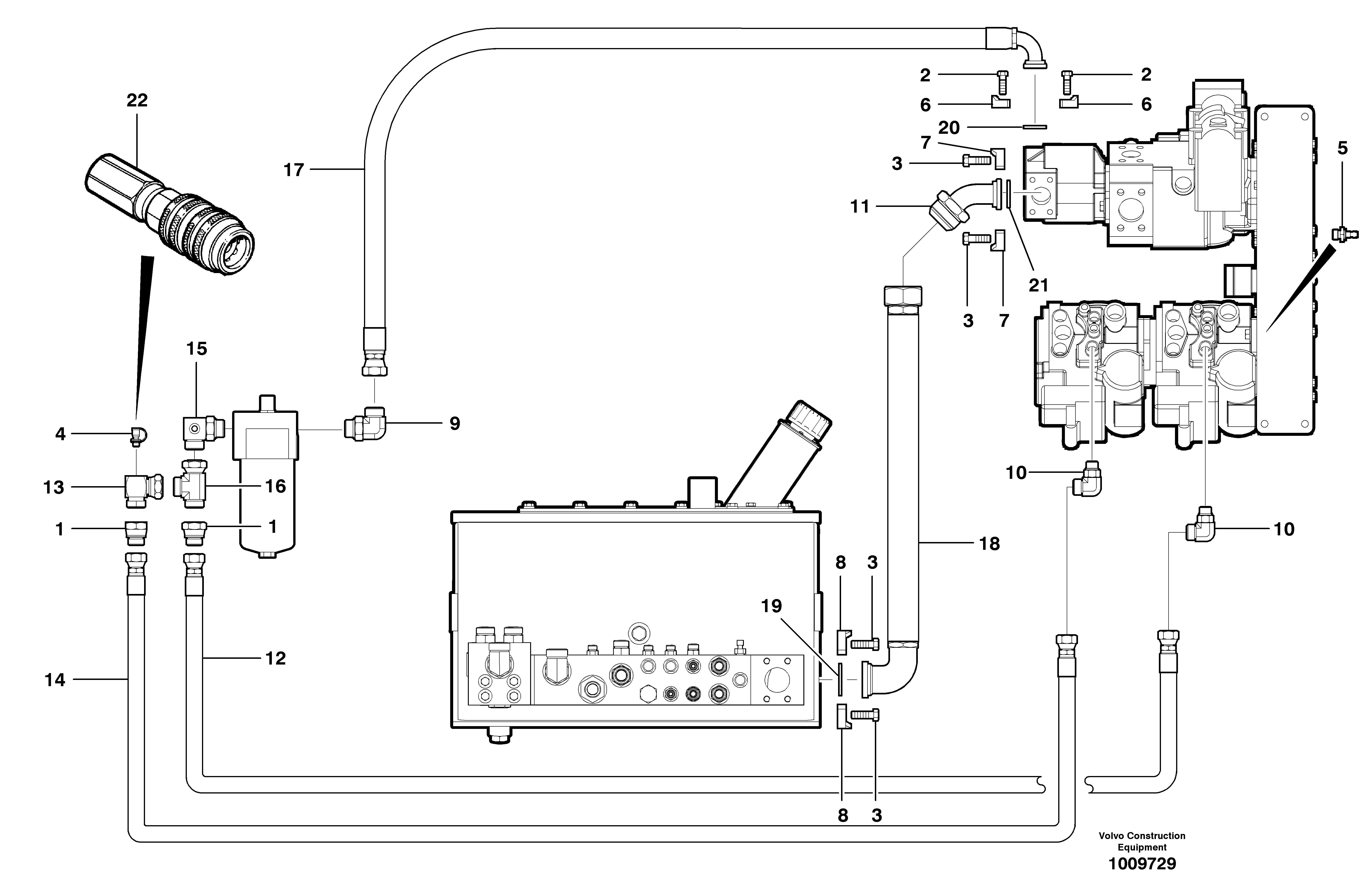 Charge circuit - AWD  MODEL G726B — volvo parts diagram