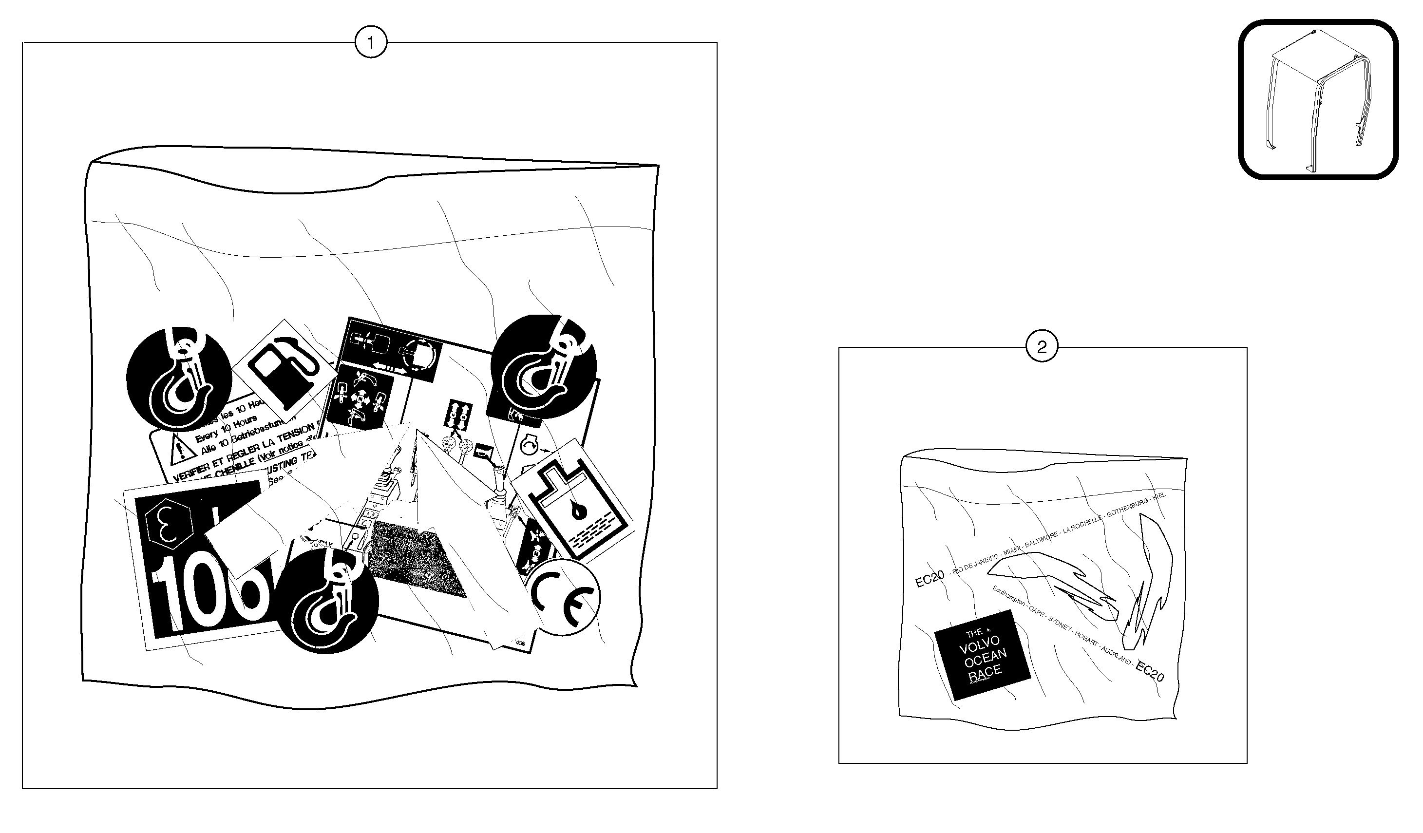 Transfer : canopy  EEC — volvo parts diagram