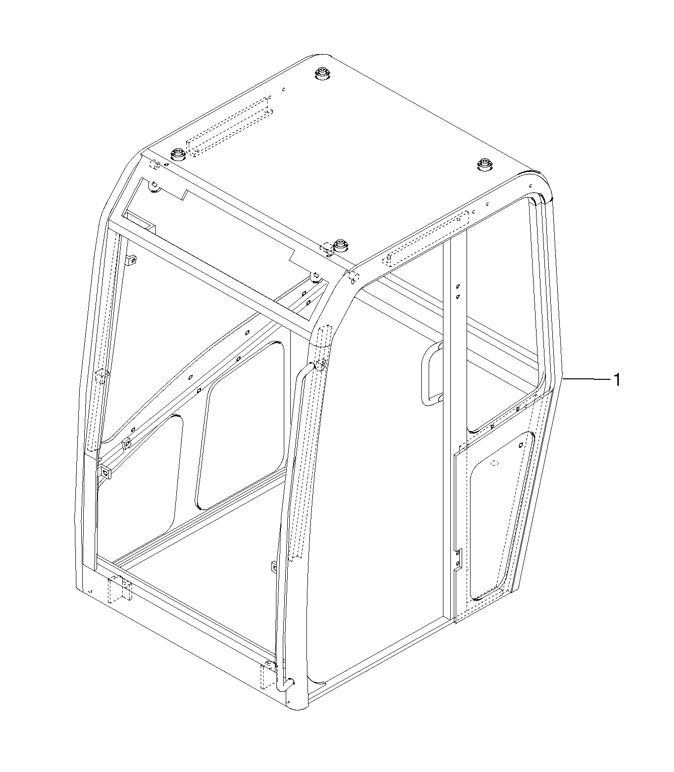 Cab : framework  CAB 15/99/001 - CAB 17/99/024 — volvo parts diagram