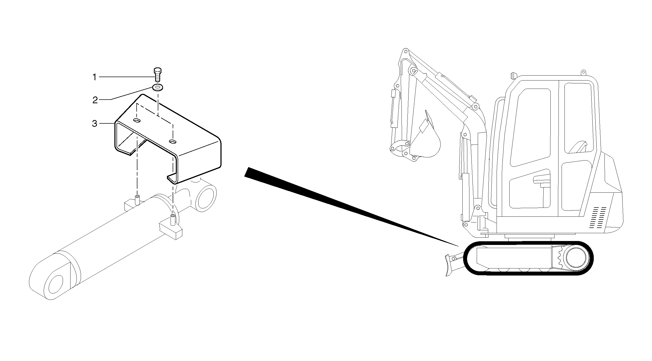 Cylinder rod protection — volvo parts diagram