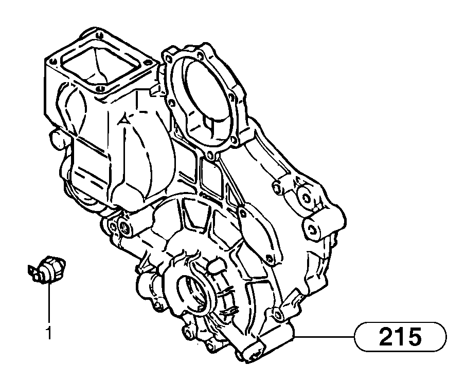 Oil pressure switch — volvo parts diagram