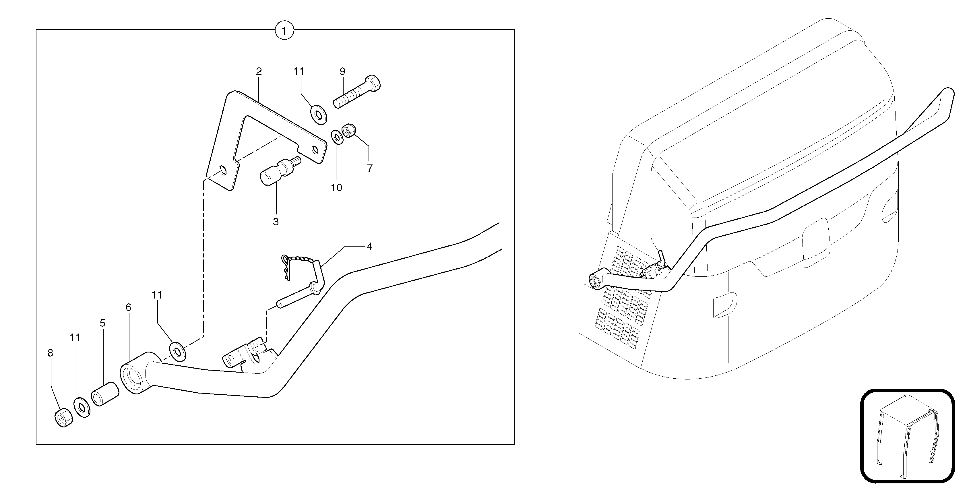 Rear bumper — volvo parts diagram