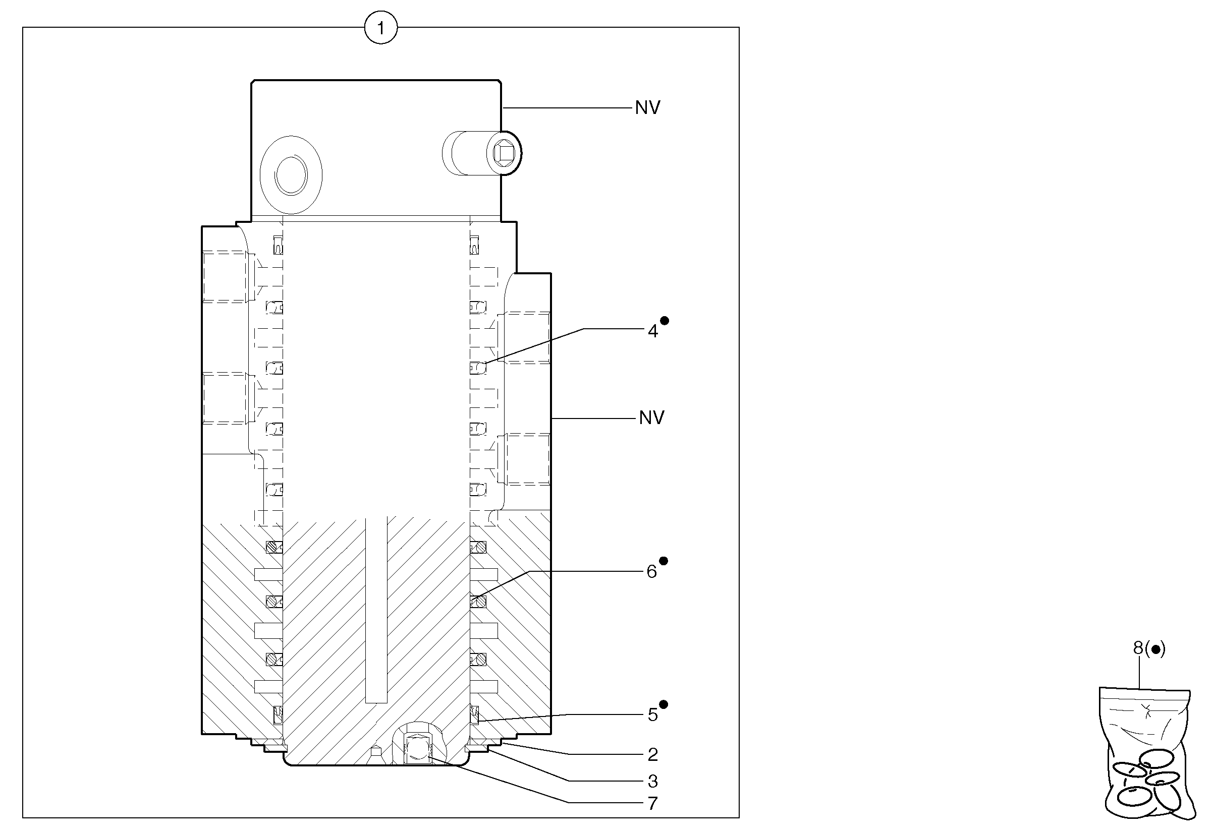 Swivel joint — volvo parts diagram