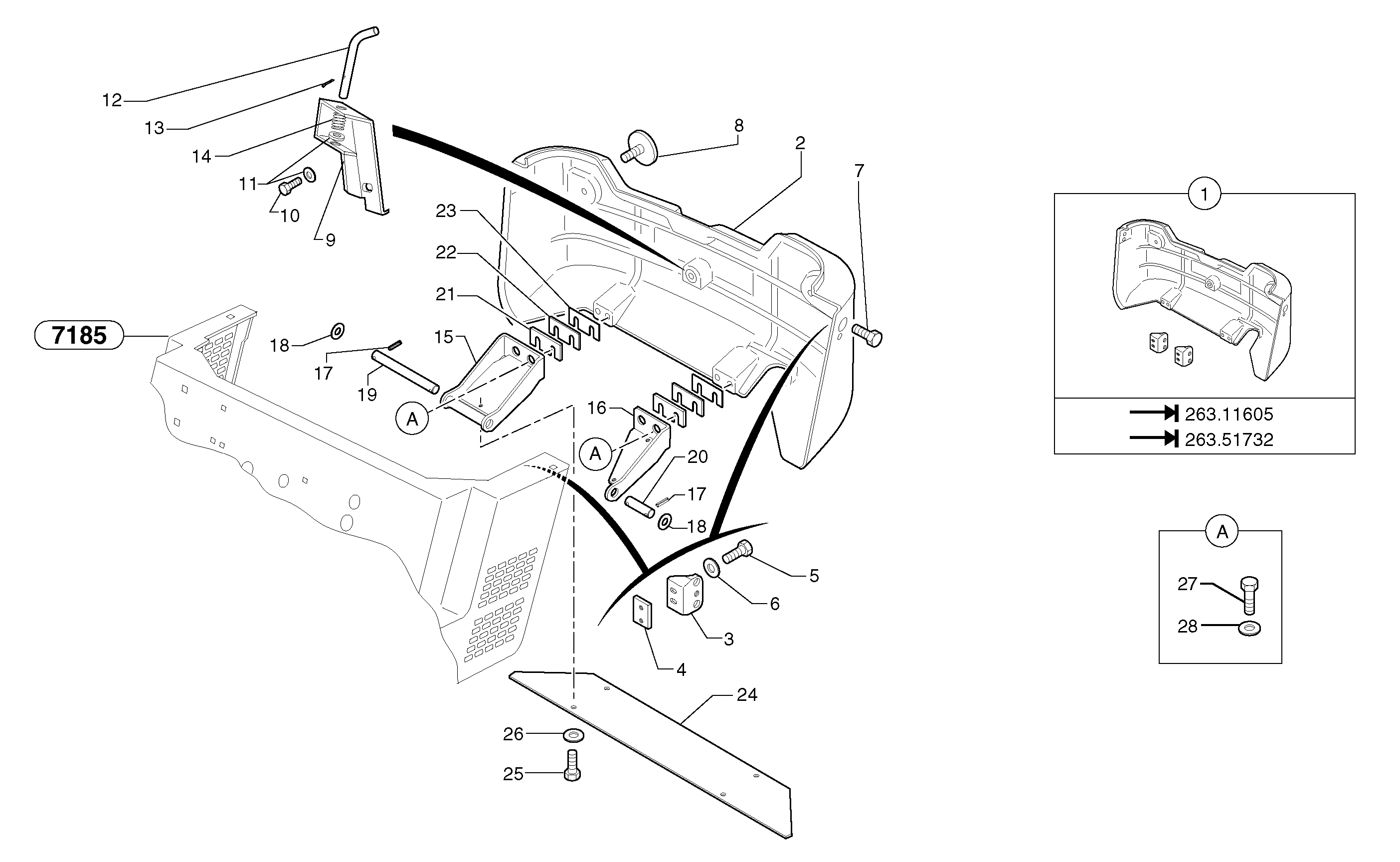 Counterweight — volvo parts diagram