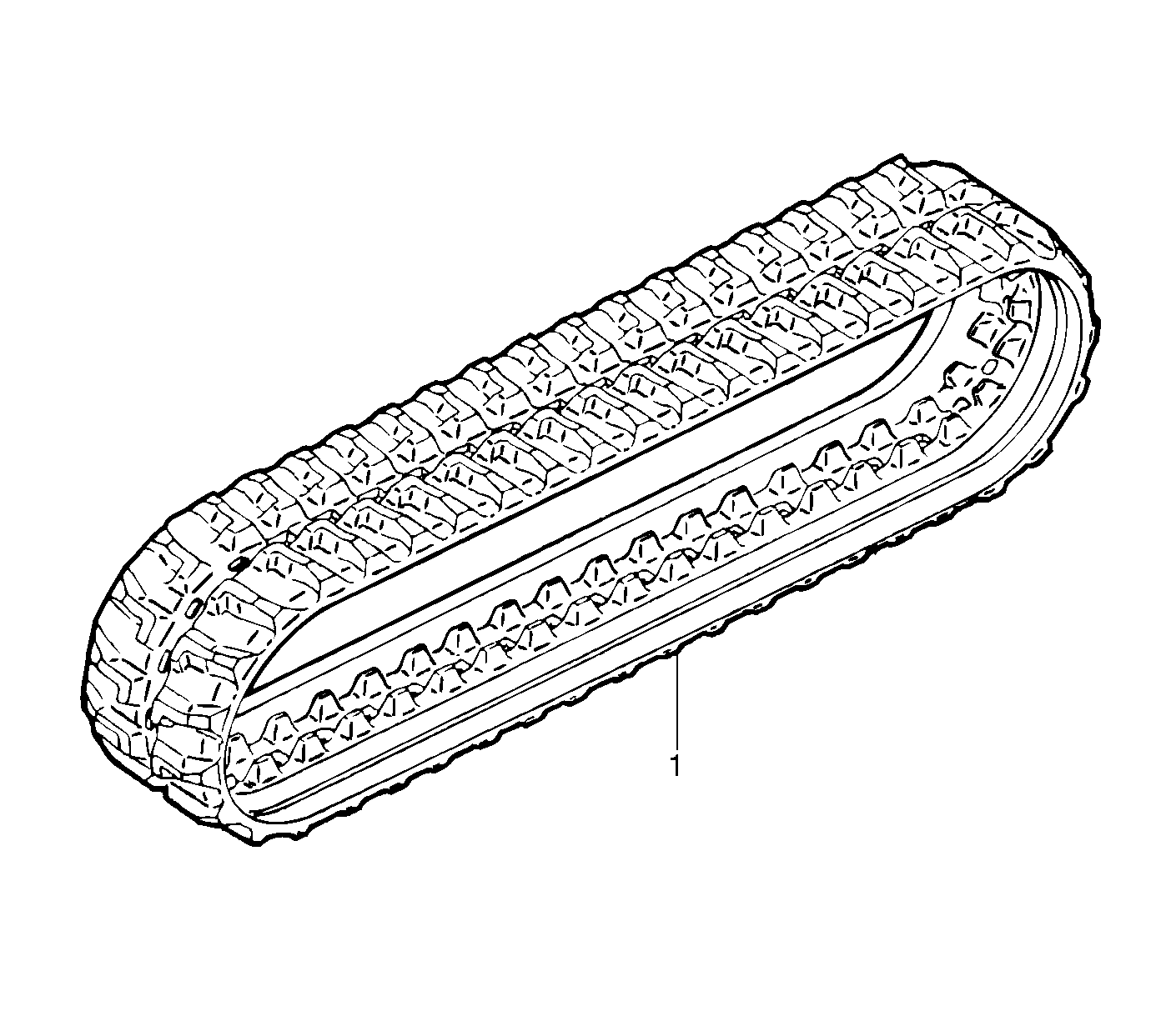 Rubber tracks — volvo parts diagram