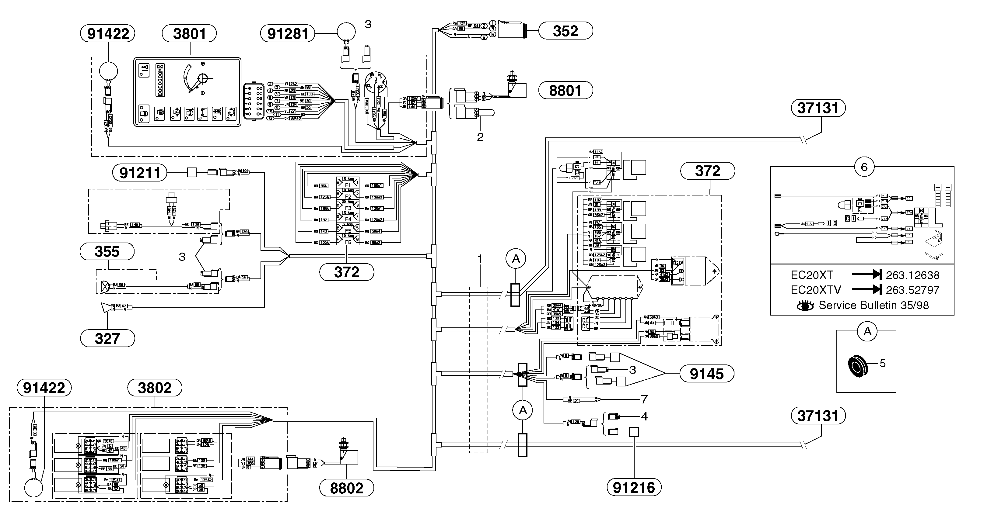 Electrical system ( front ) — volvo parts diagram