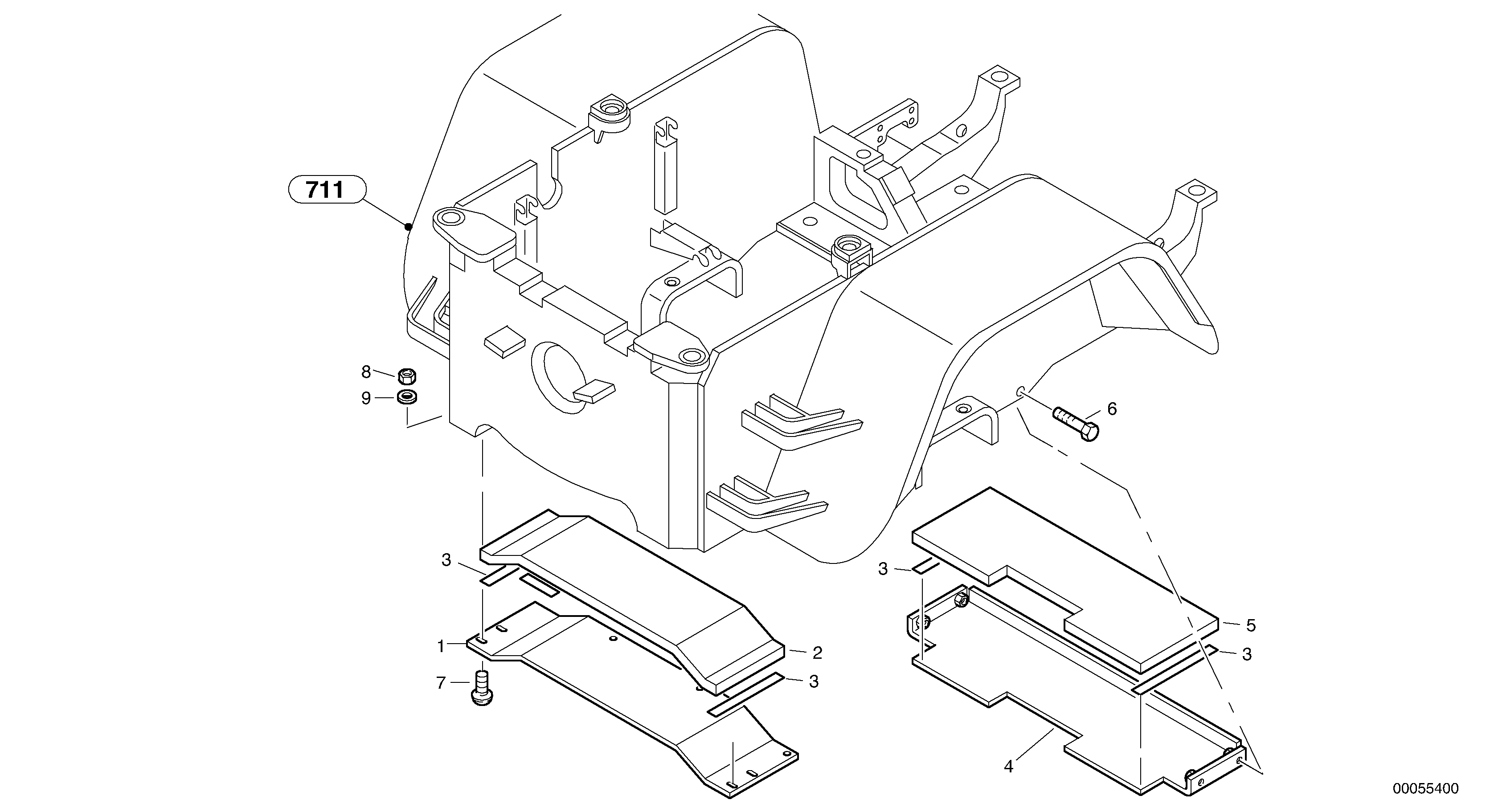 Noise screening, series — volvo parts diagram