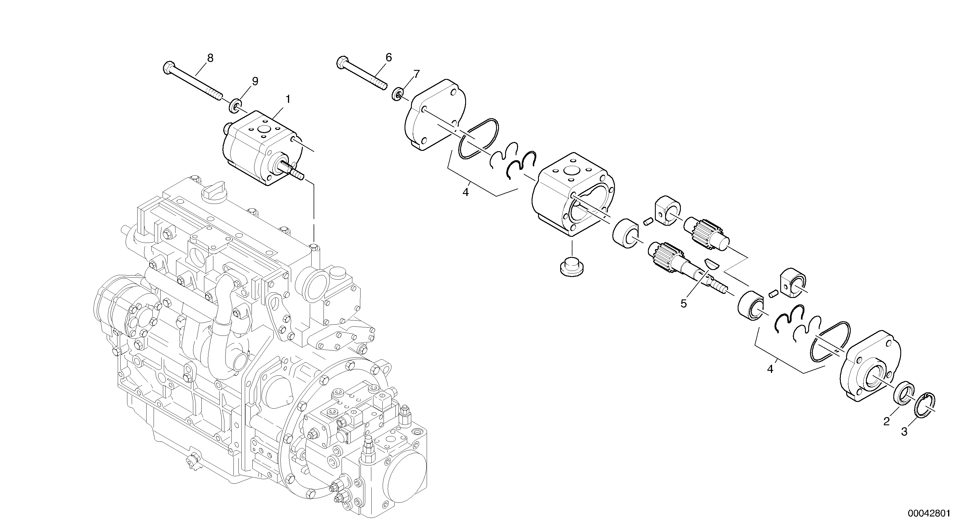 Suction pomp — volvo parts diagram