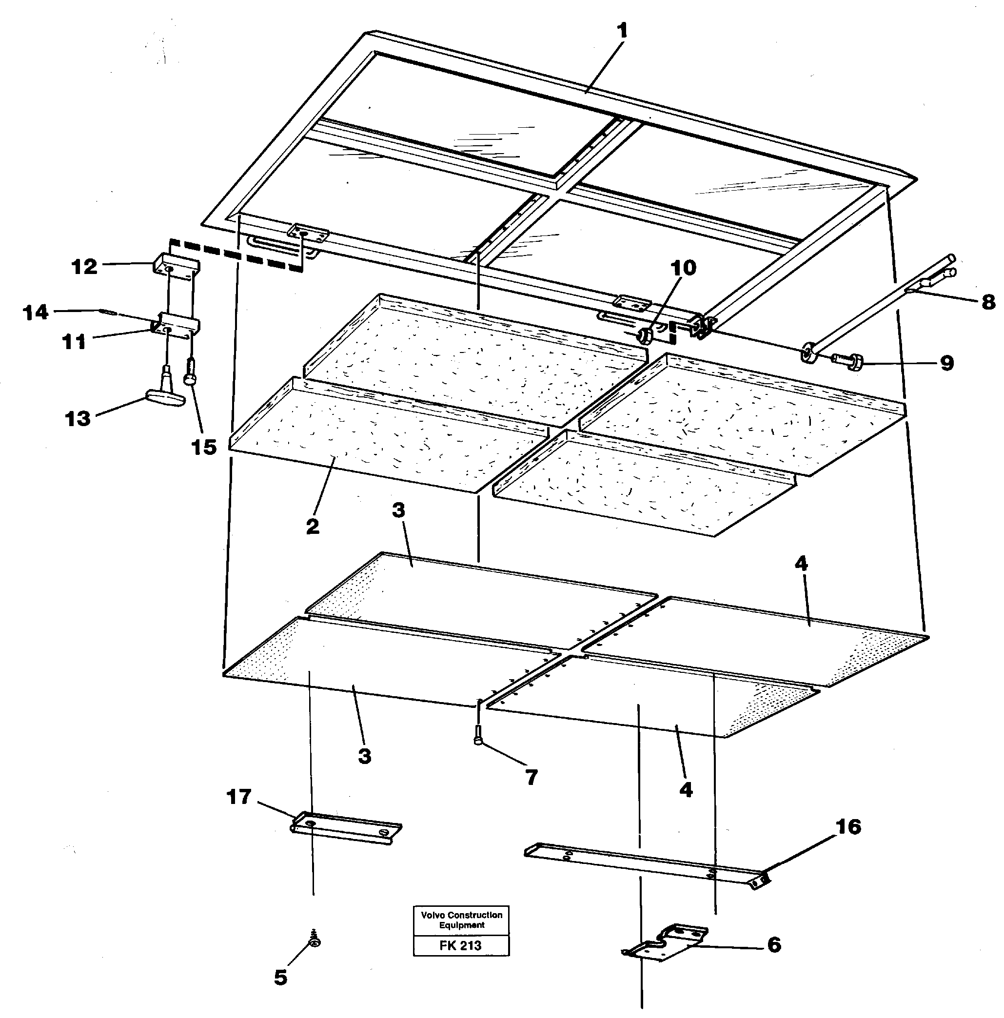 Hatch, engine — volvo parts diagram