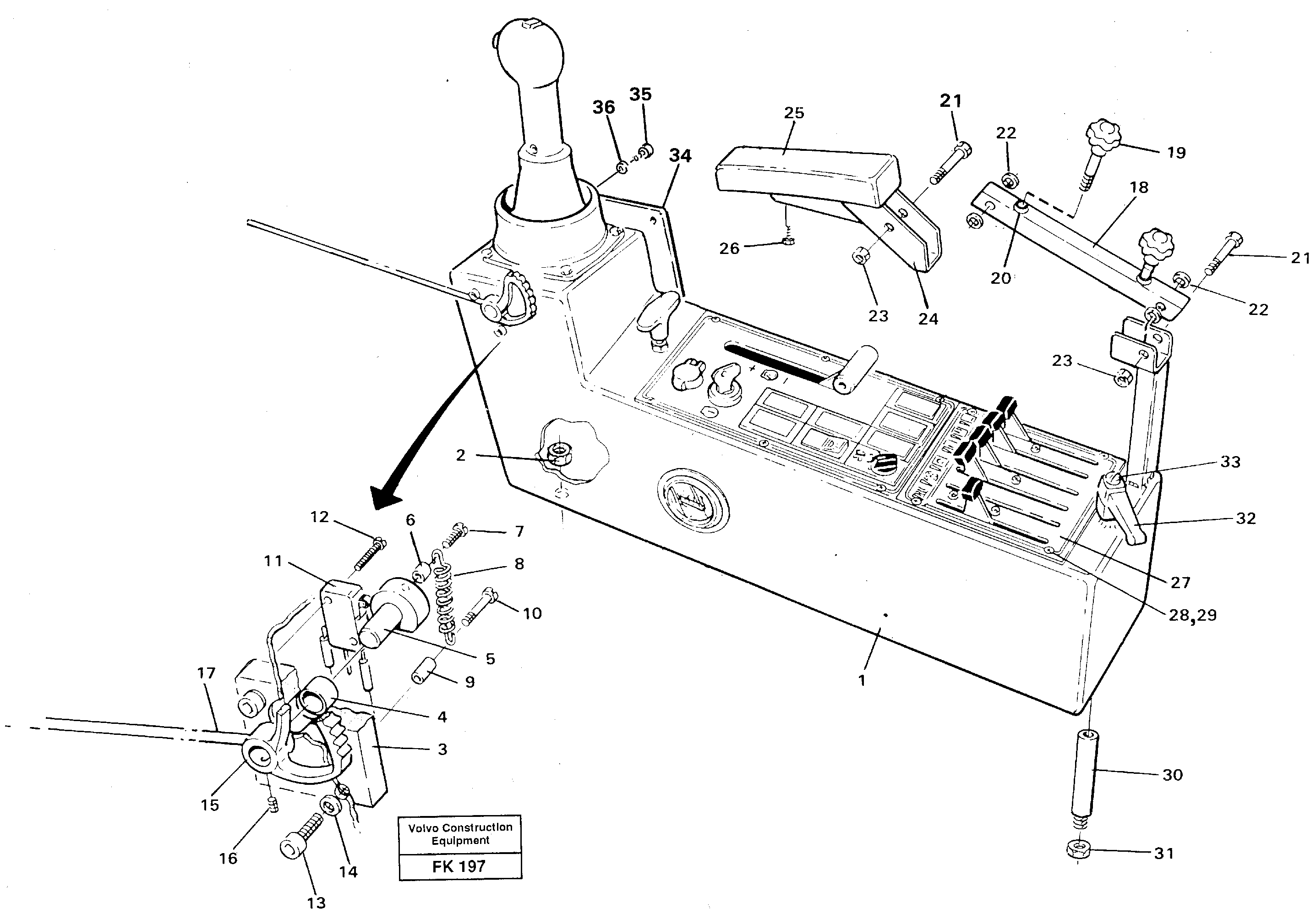 Side panel, left — volvo parts diagram