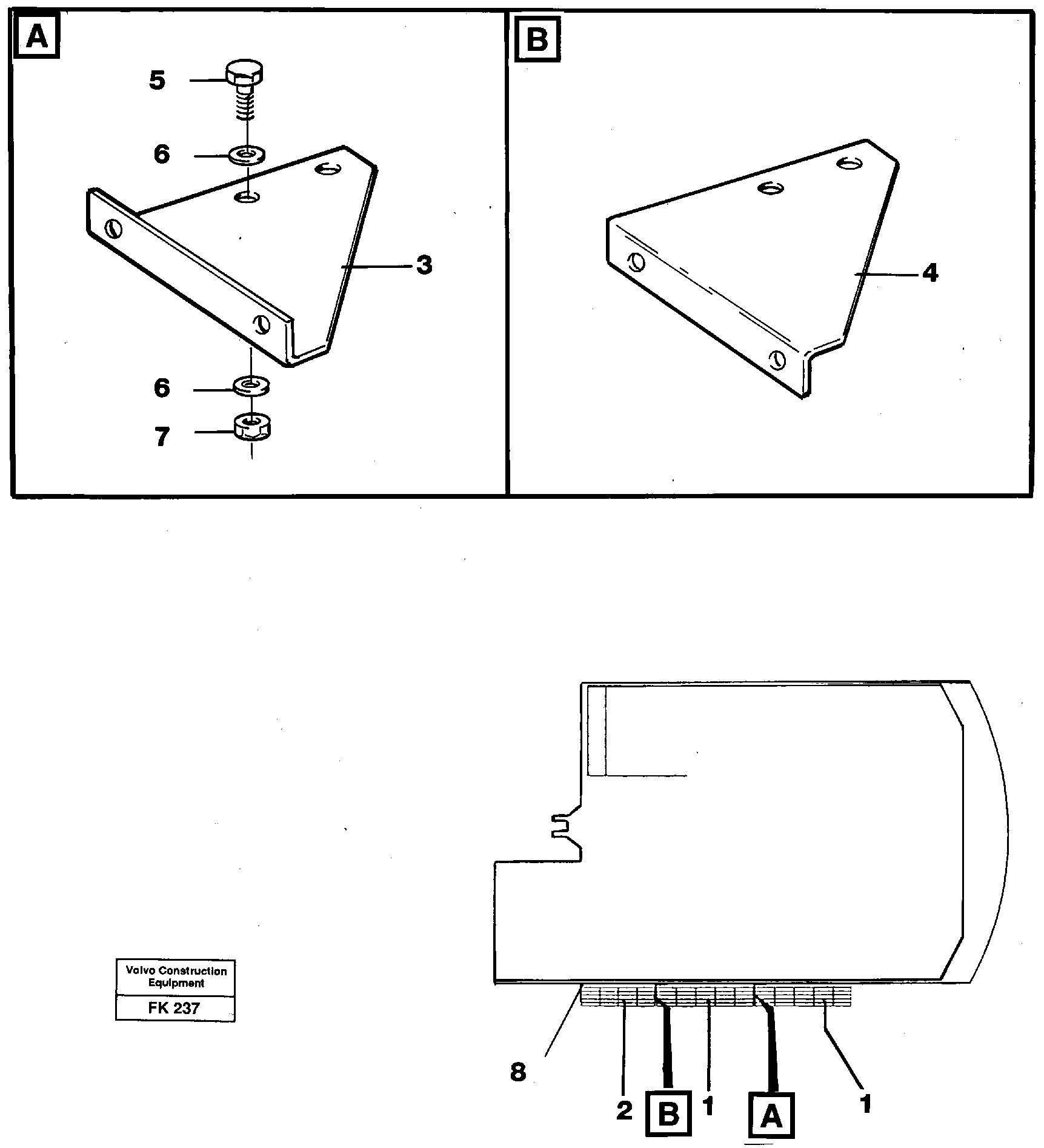 Cat-walk  14258780 — volvo parts diagram