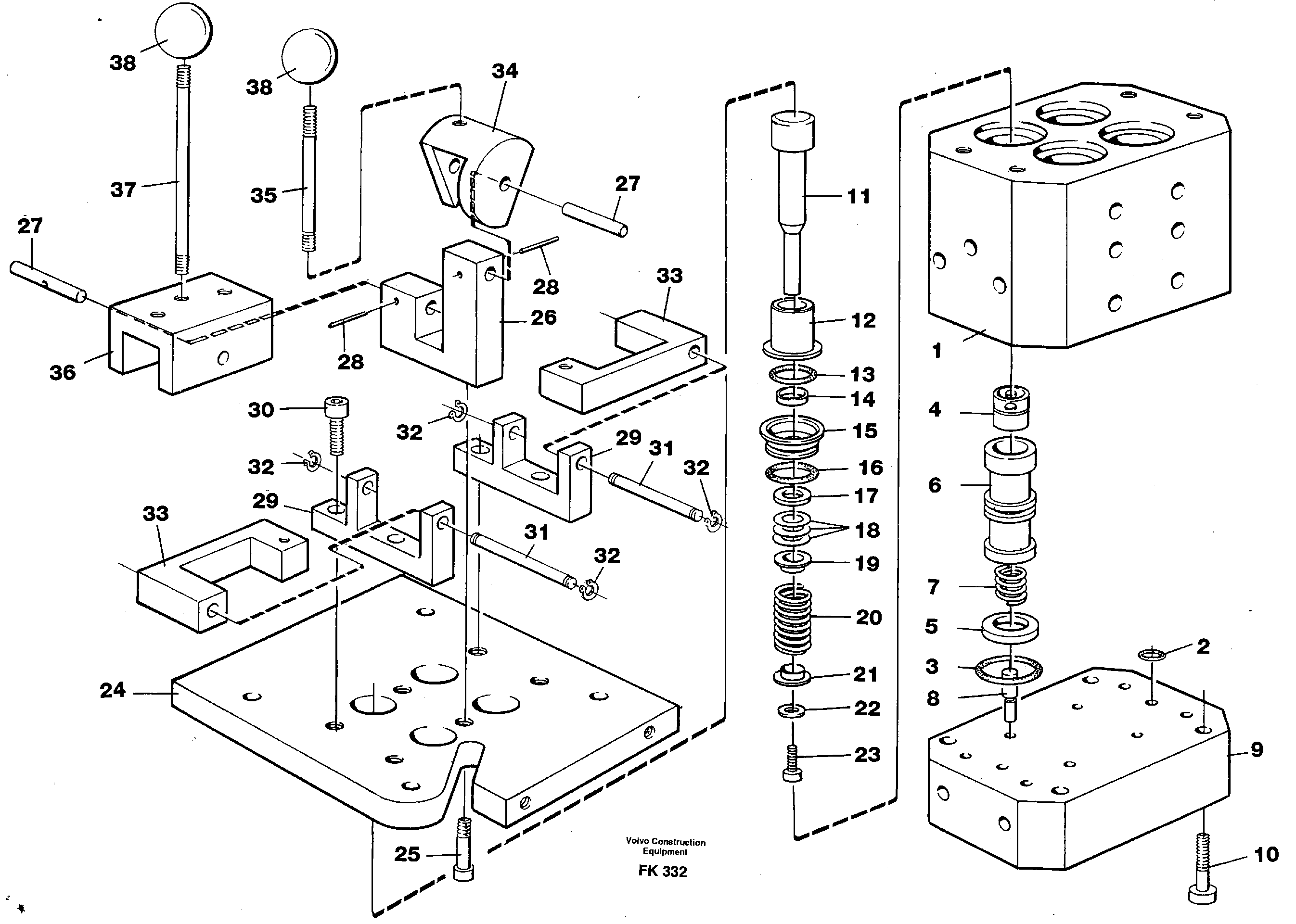 Control pressure valve — volvo parts diagram