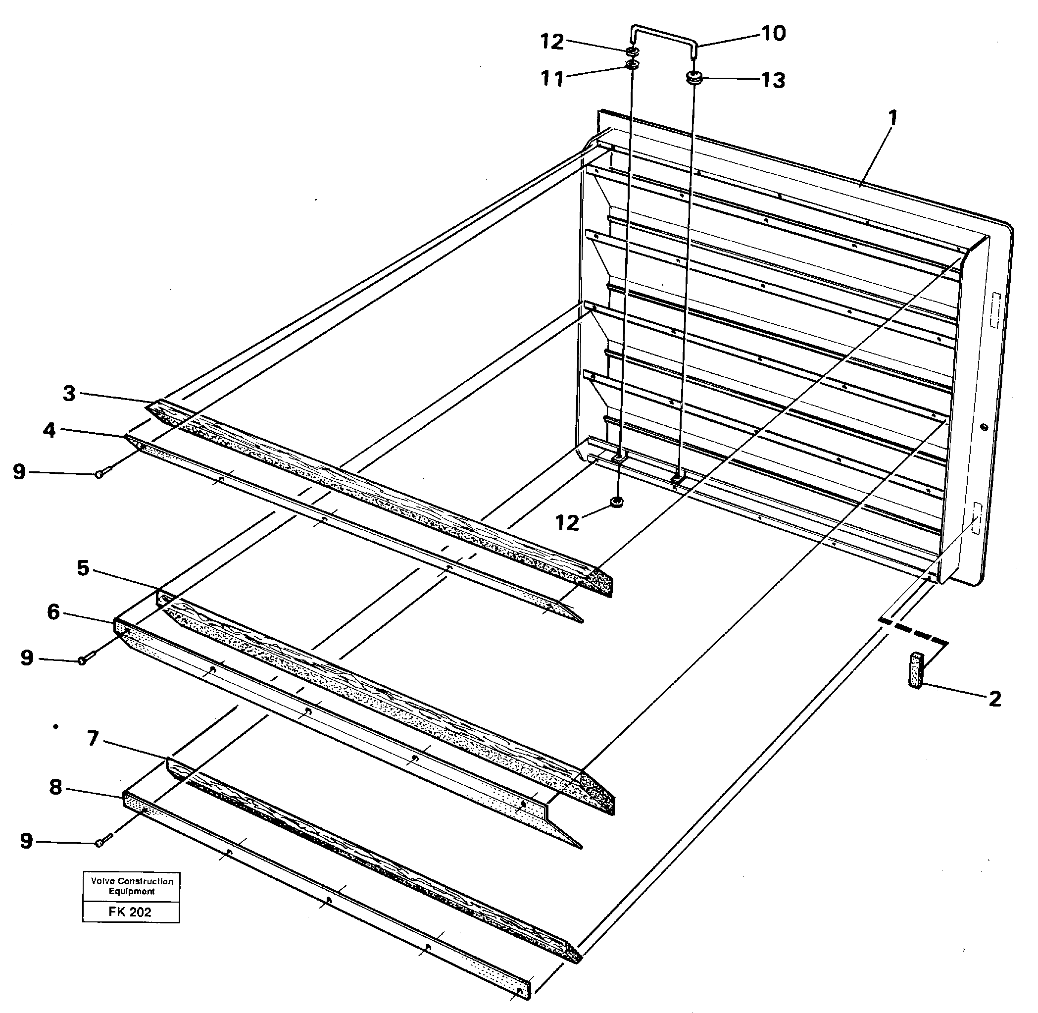 Door,cooler — volvo parts diagram