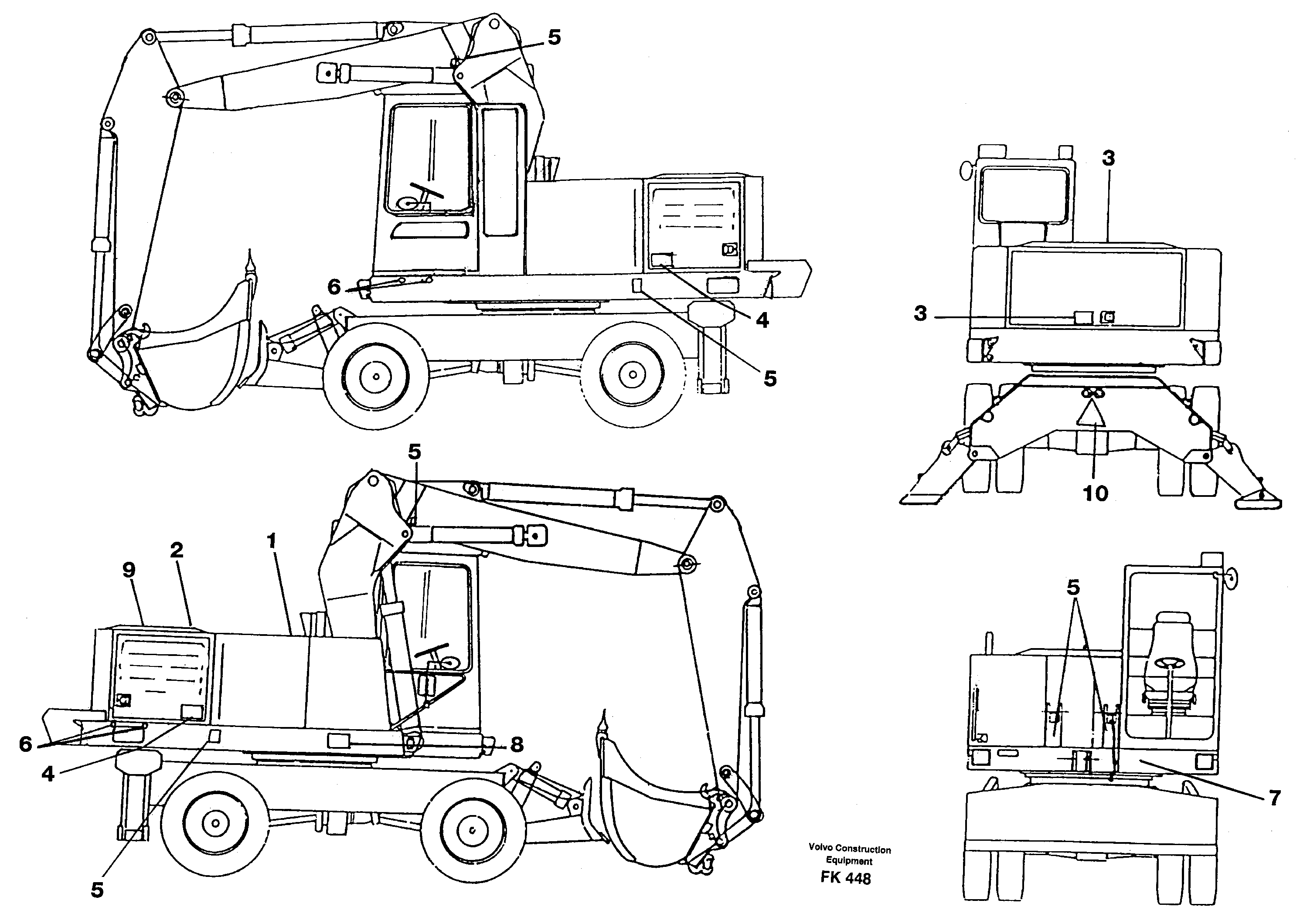 Sign plates and transfer,outer location  Ser no 2684- — volvo parts diagram