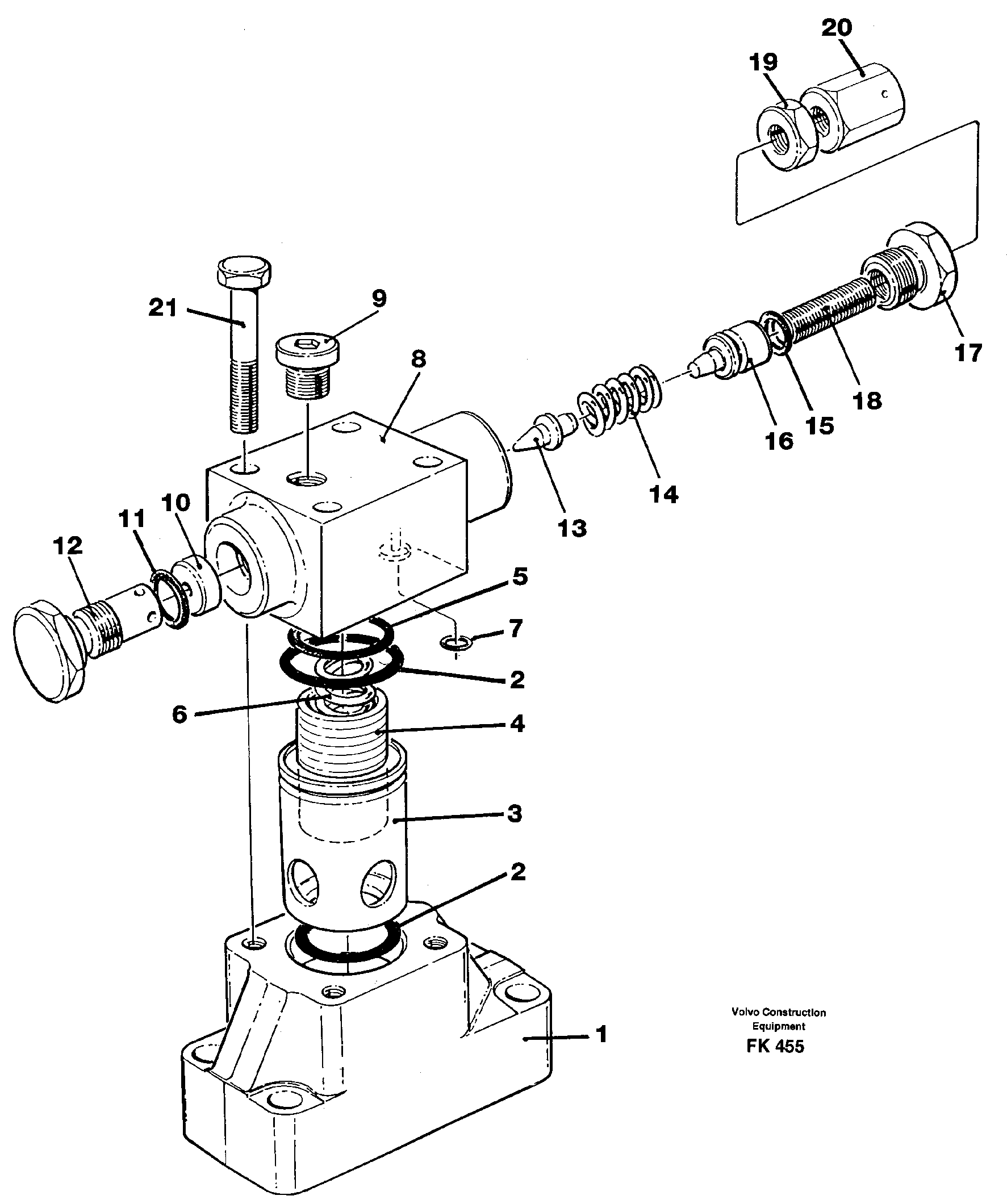Pressure lim. valve — volvo parts diagram