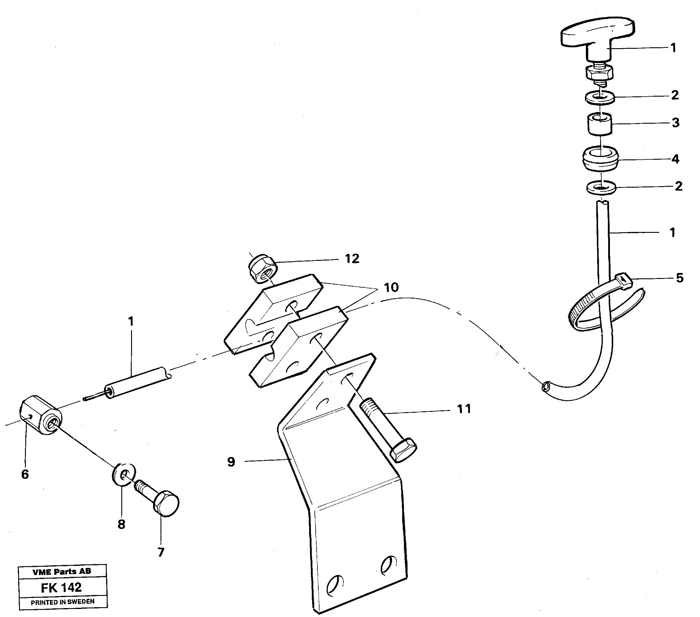 Stop control — volvo parts diagram