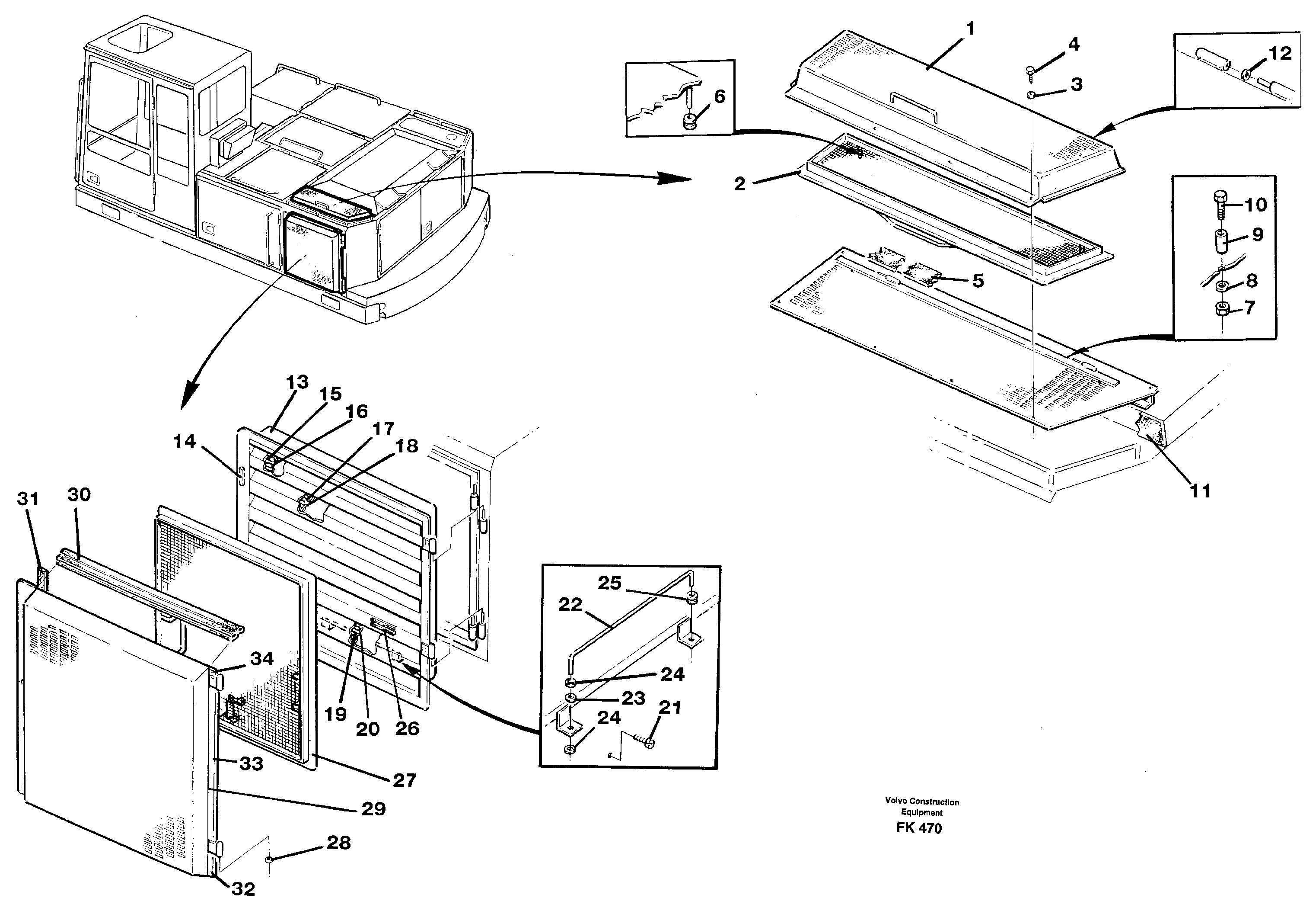 Cooler protection  14268198 — volvo parts diagram