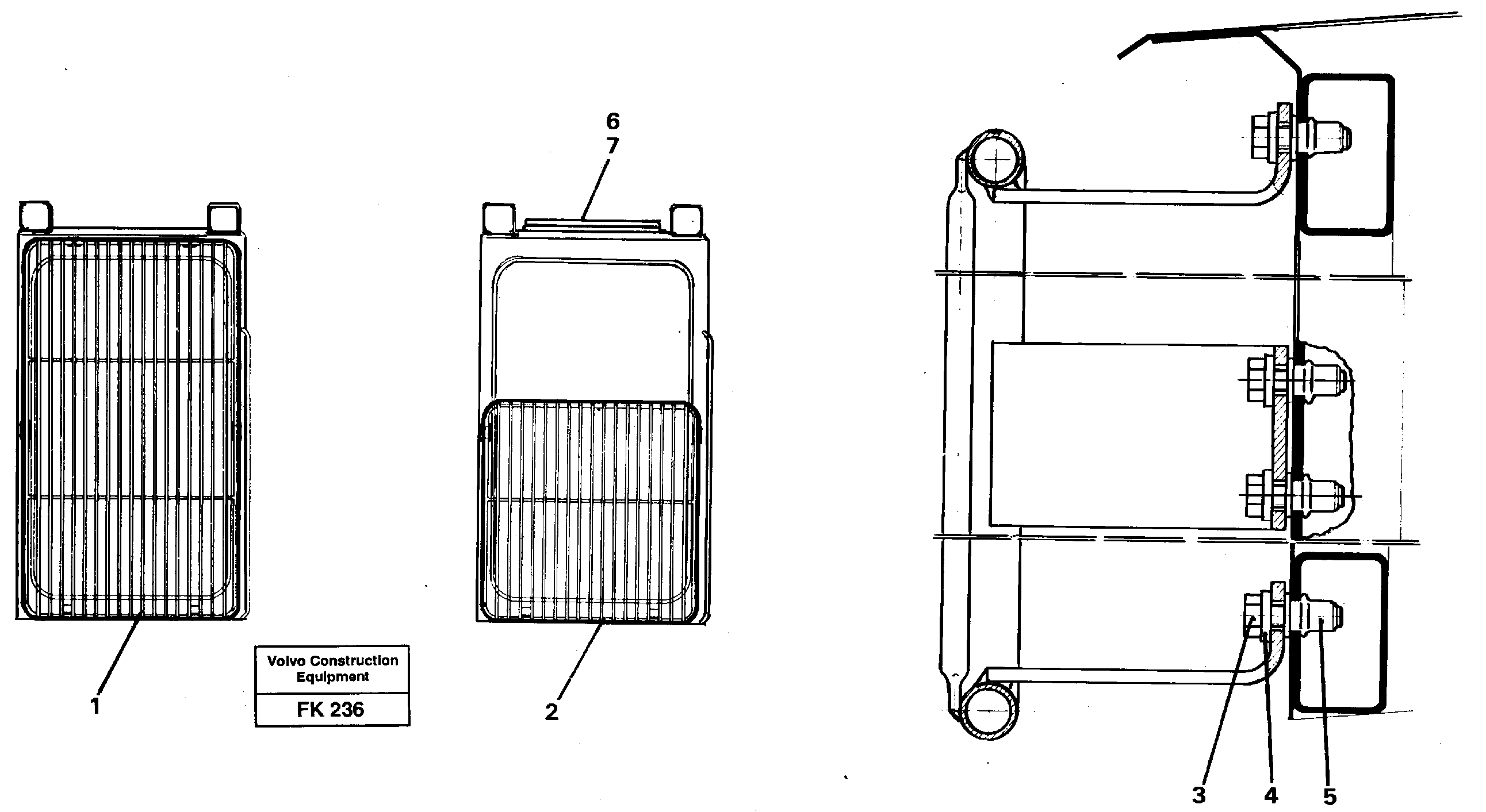 Windscreen protection — volvo parts diagram