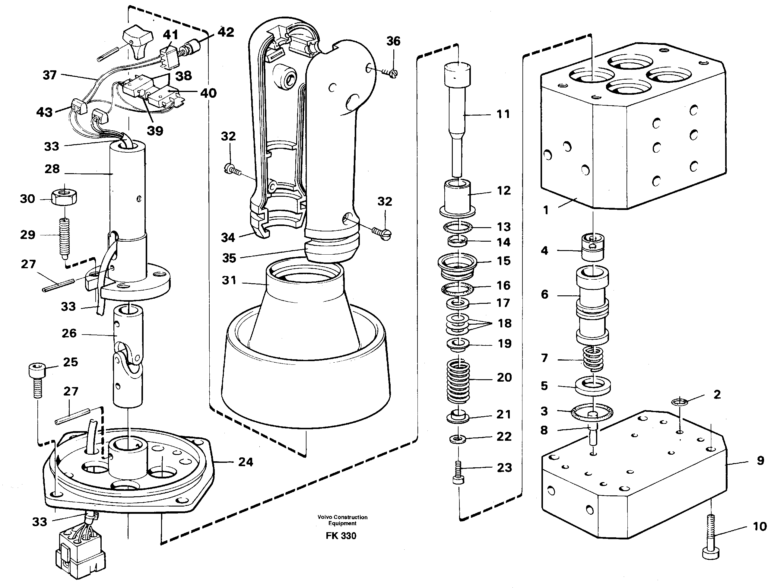 Control pressure valve — volvo parts diagram