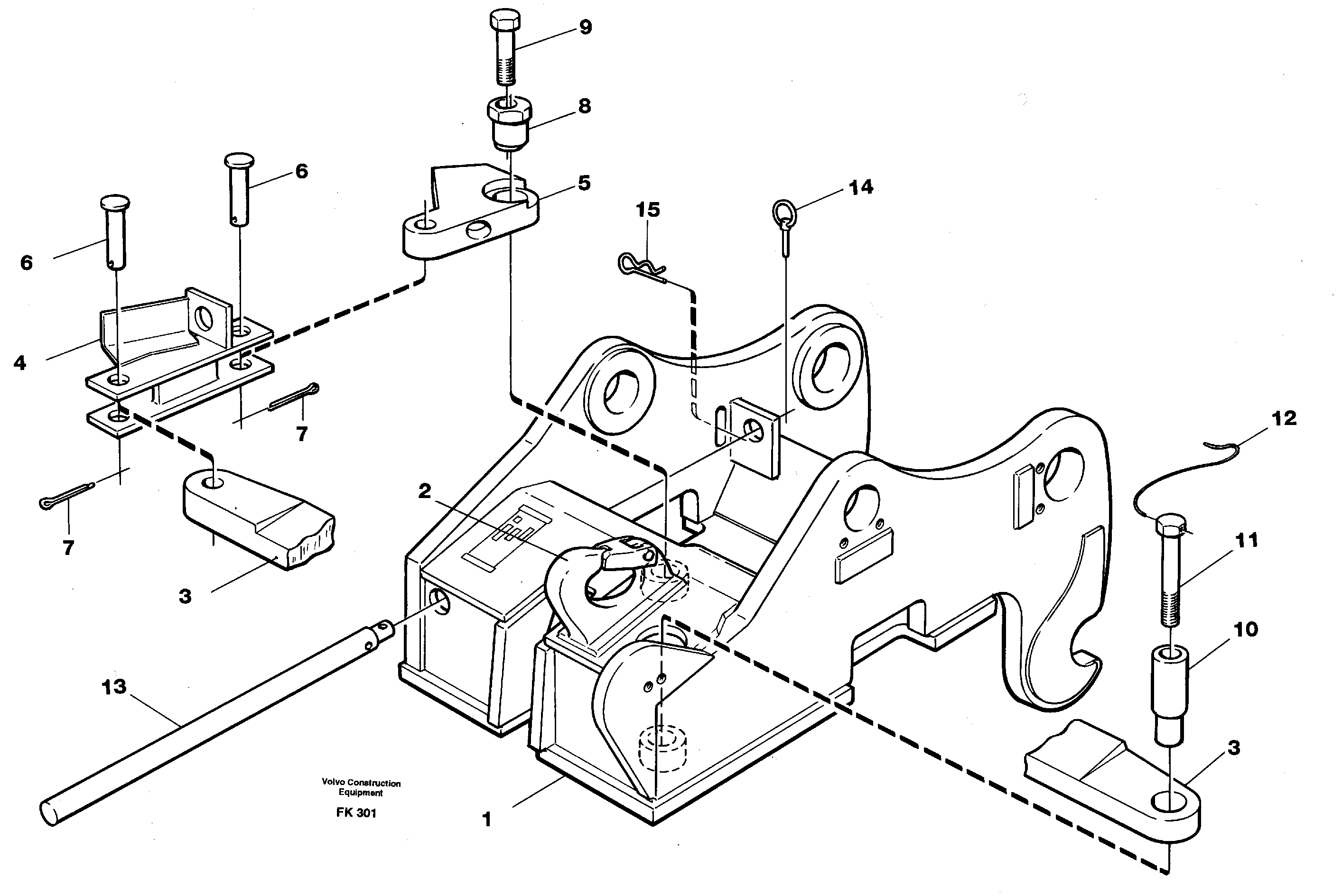 Quickfit, mechanical  14235532 — volvo parts diagram