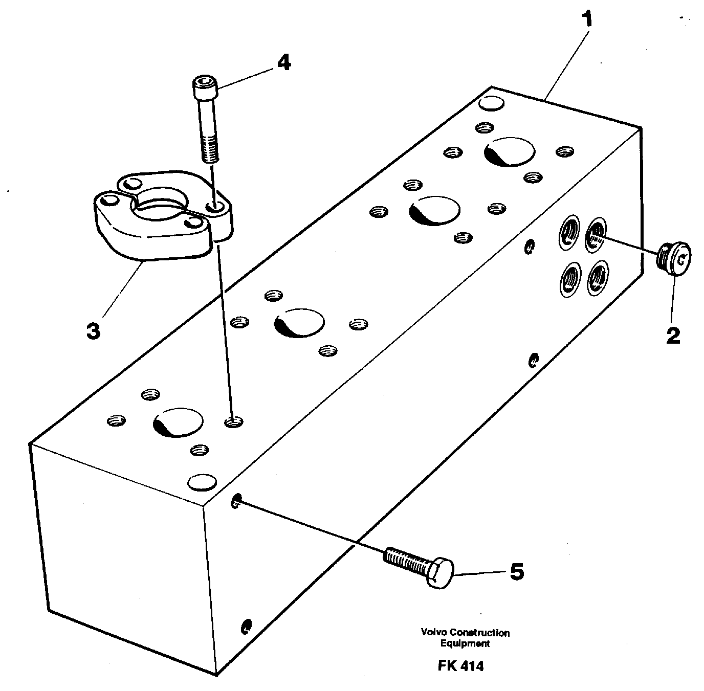 Connection board — volvo parts diagram