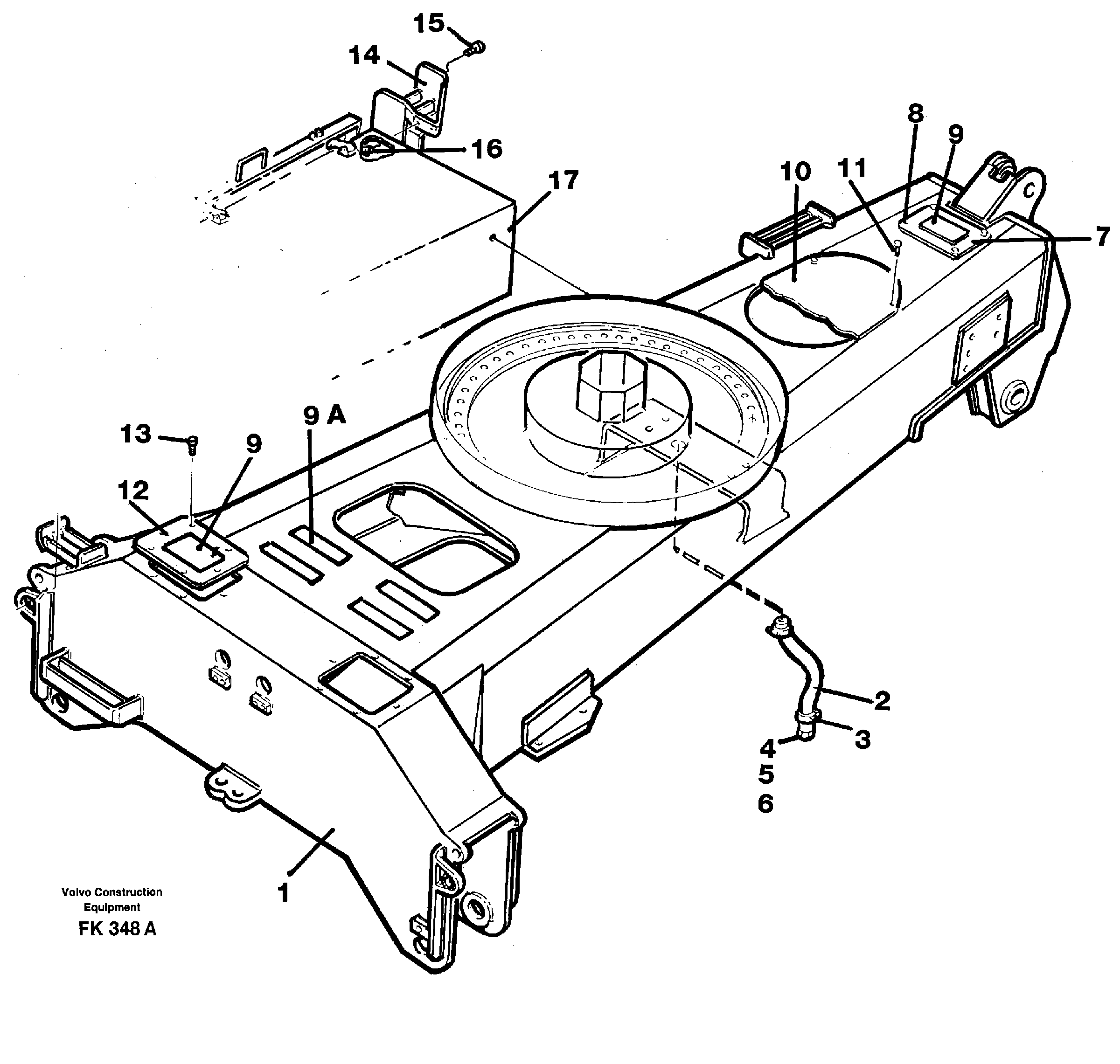 Undercarriage — volvo parts diagram