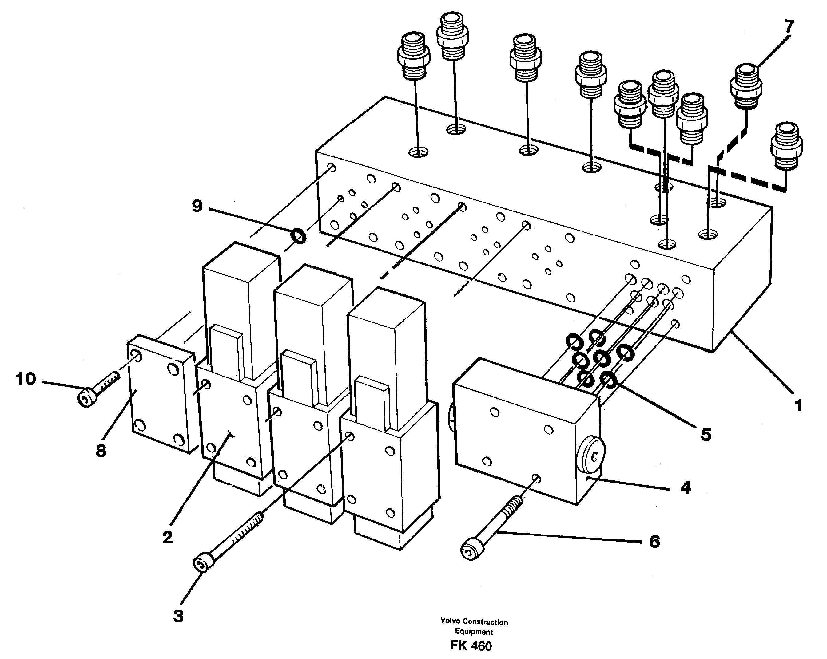 Valve housing — volvo parts diagram