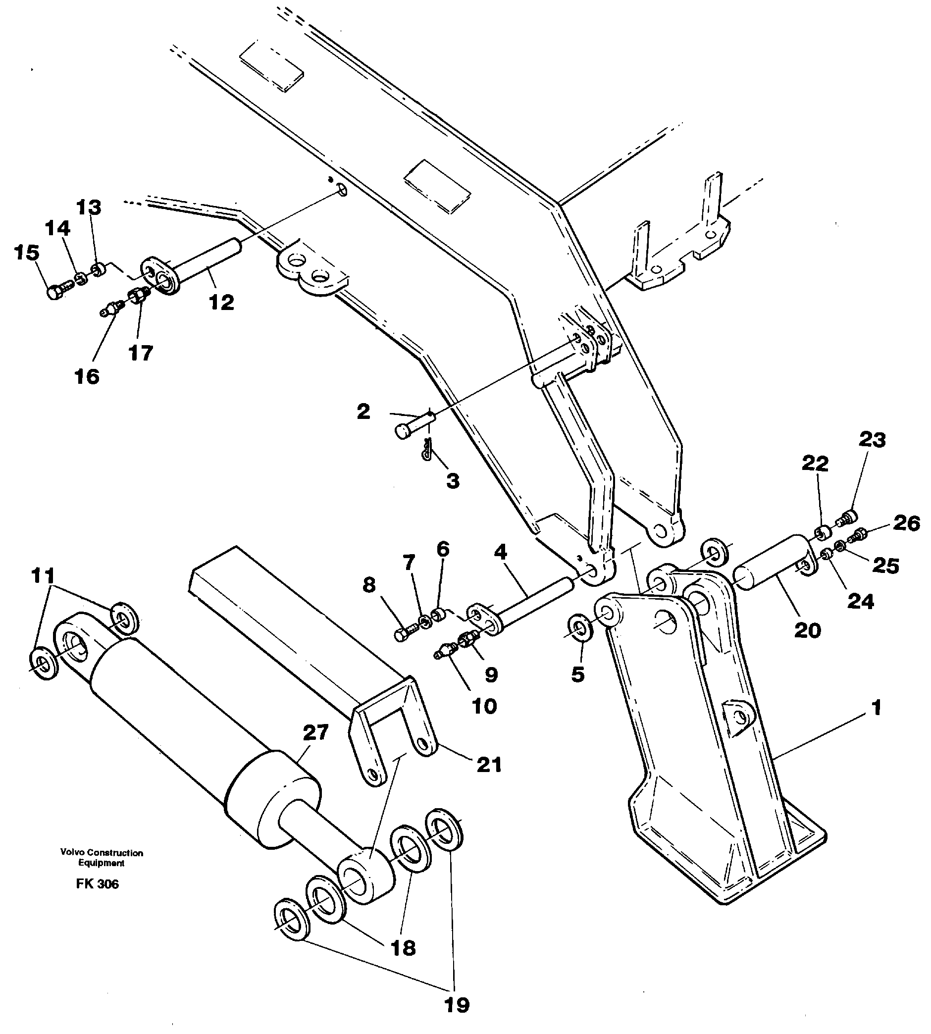 Stabilisers  14255207 — volvo parts diagram