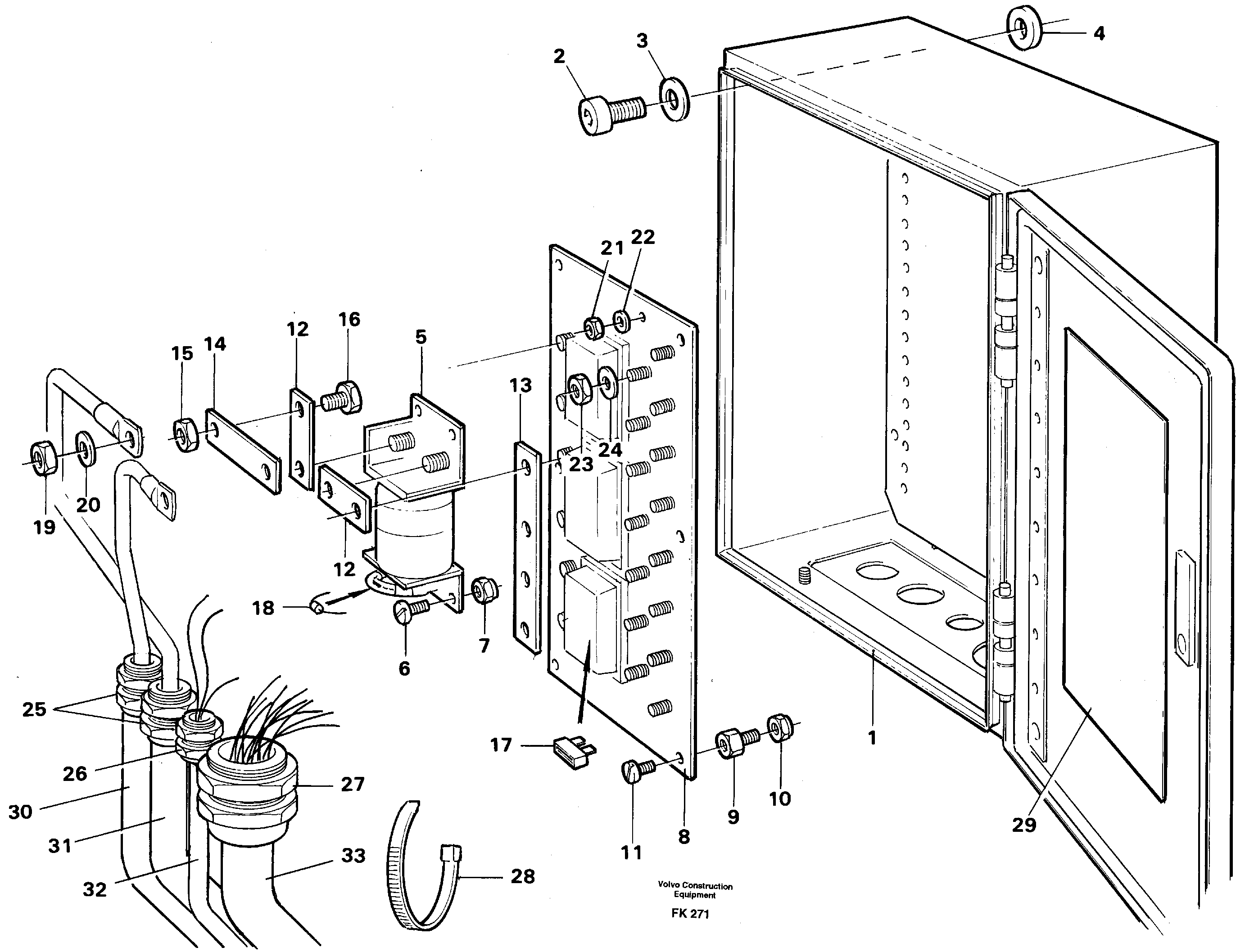 Main fuse box — volvo parts diagram