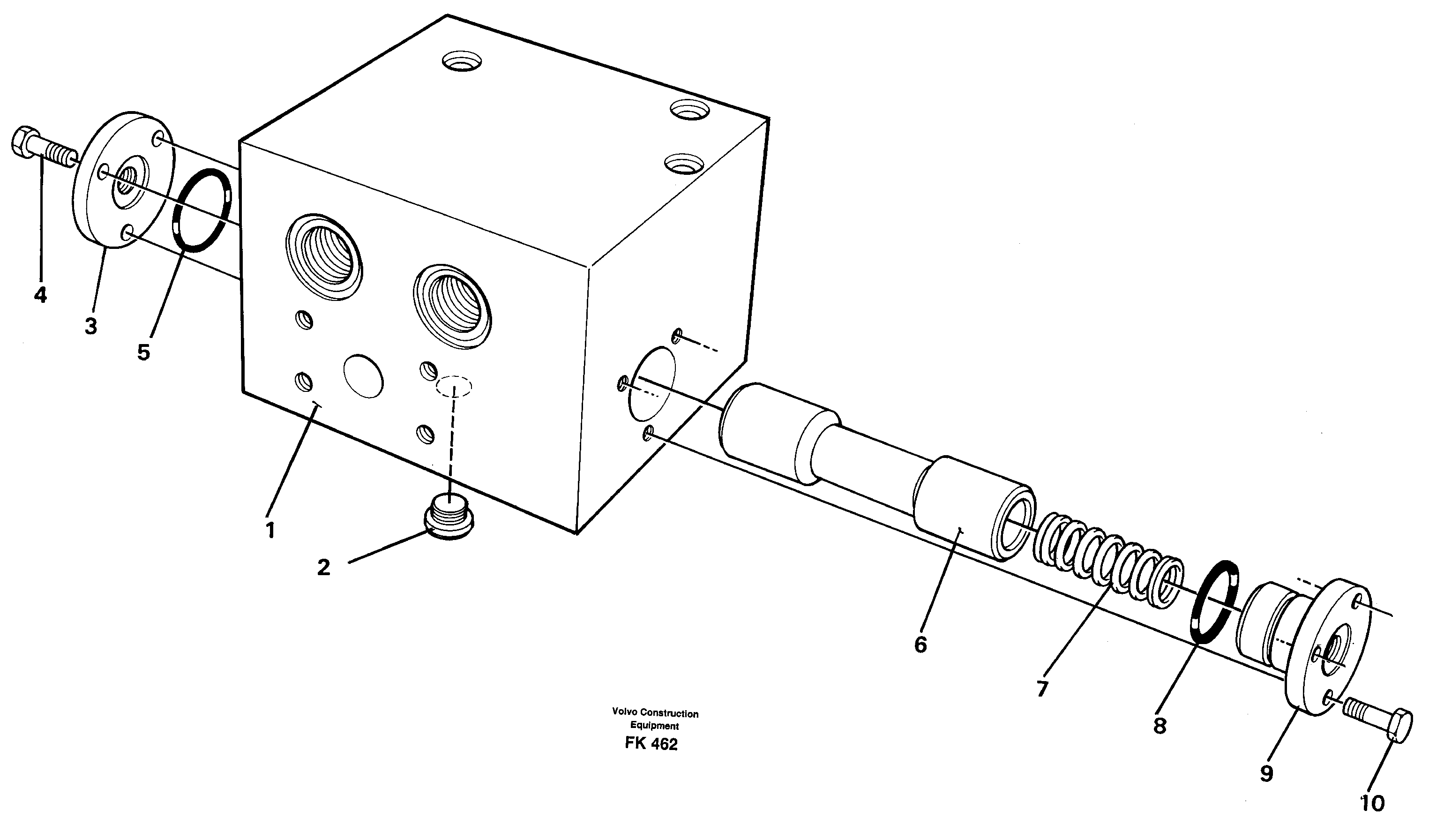 Connection valve — volvo parts diagram
