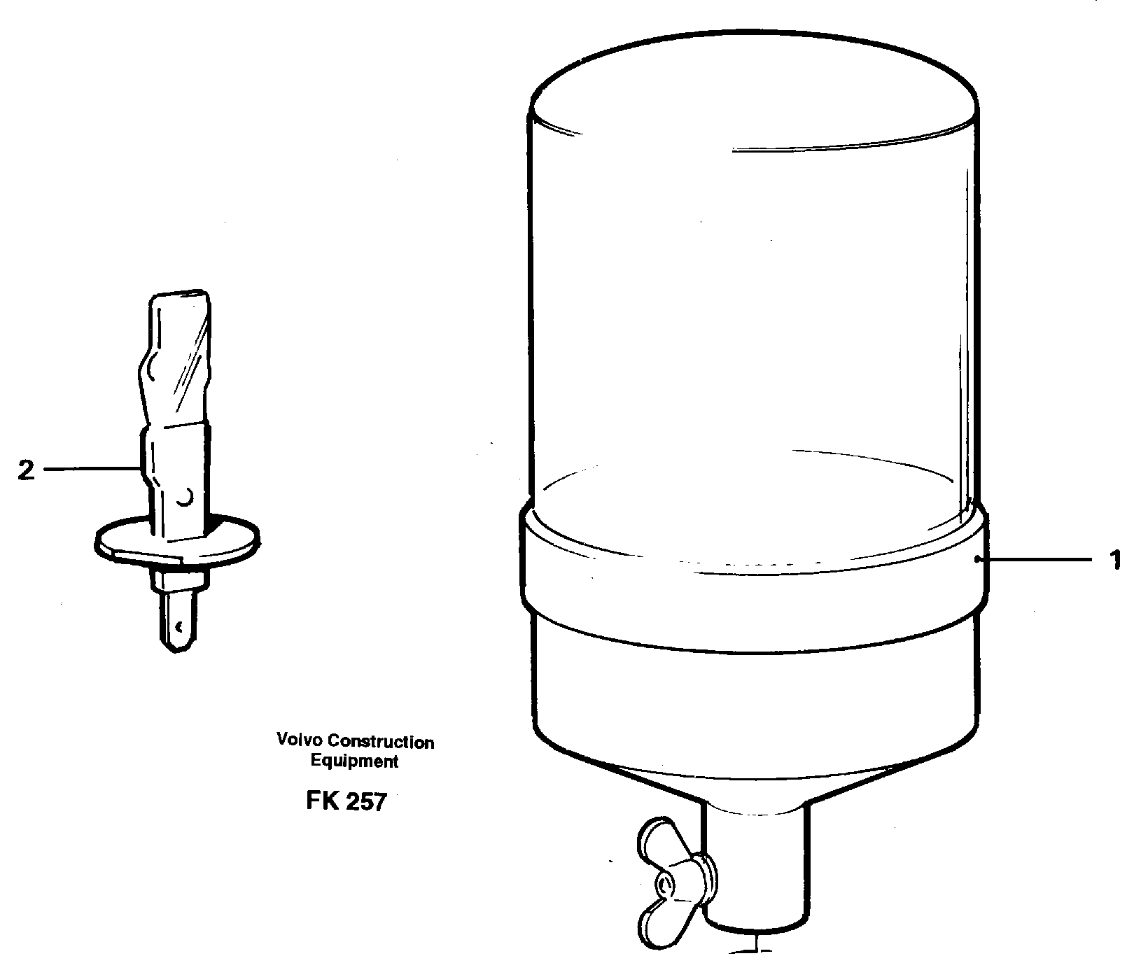 Rotating beacon — volvo parts diagram