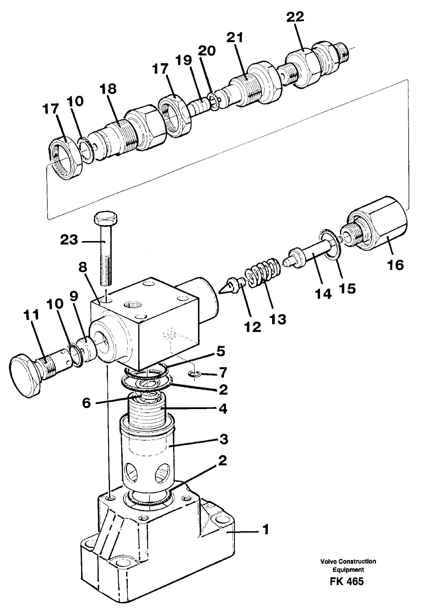 Pressure limiting valve — volvo parts diagram