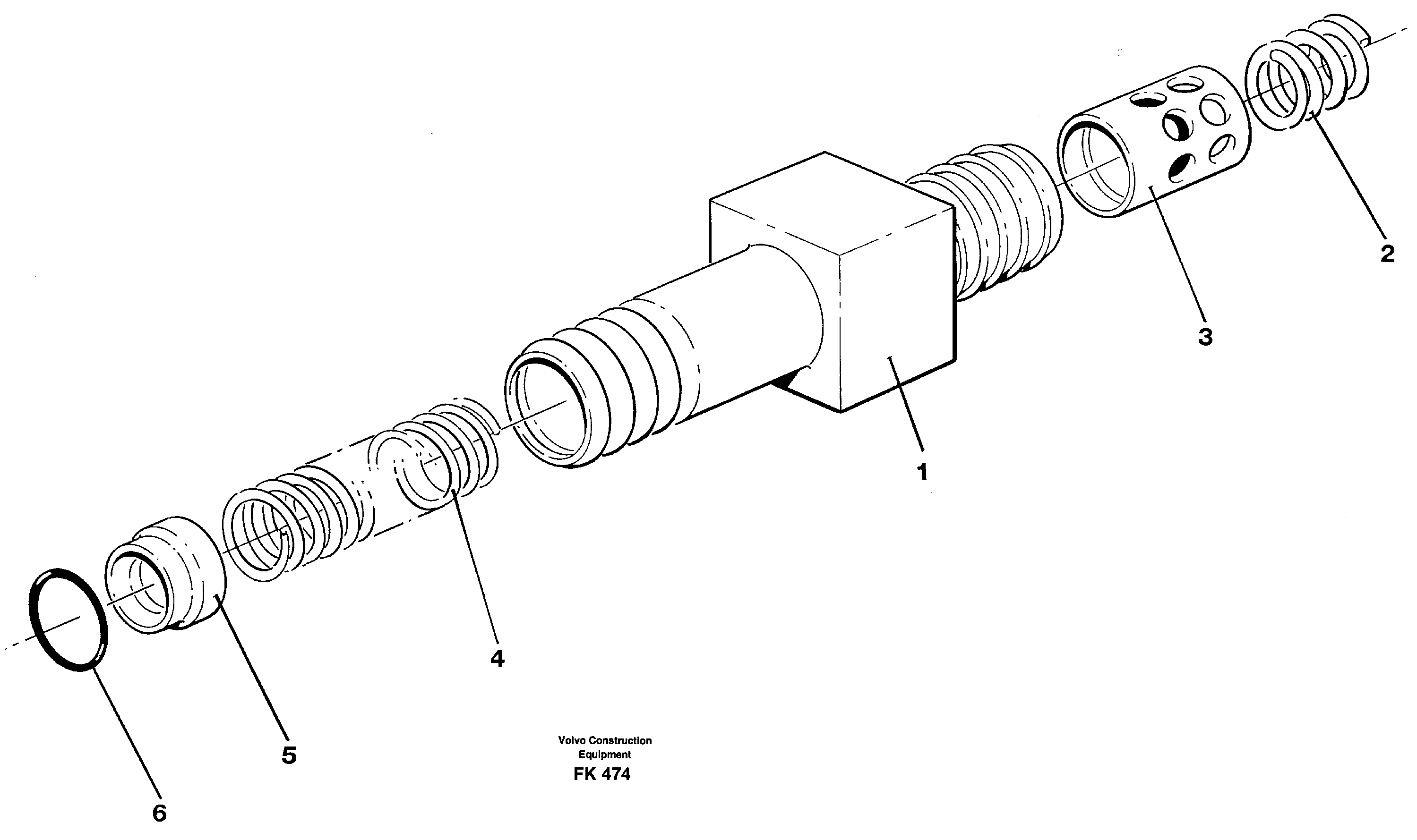 Thermostatic valve — volvo parts diagram