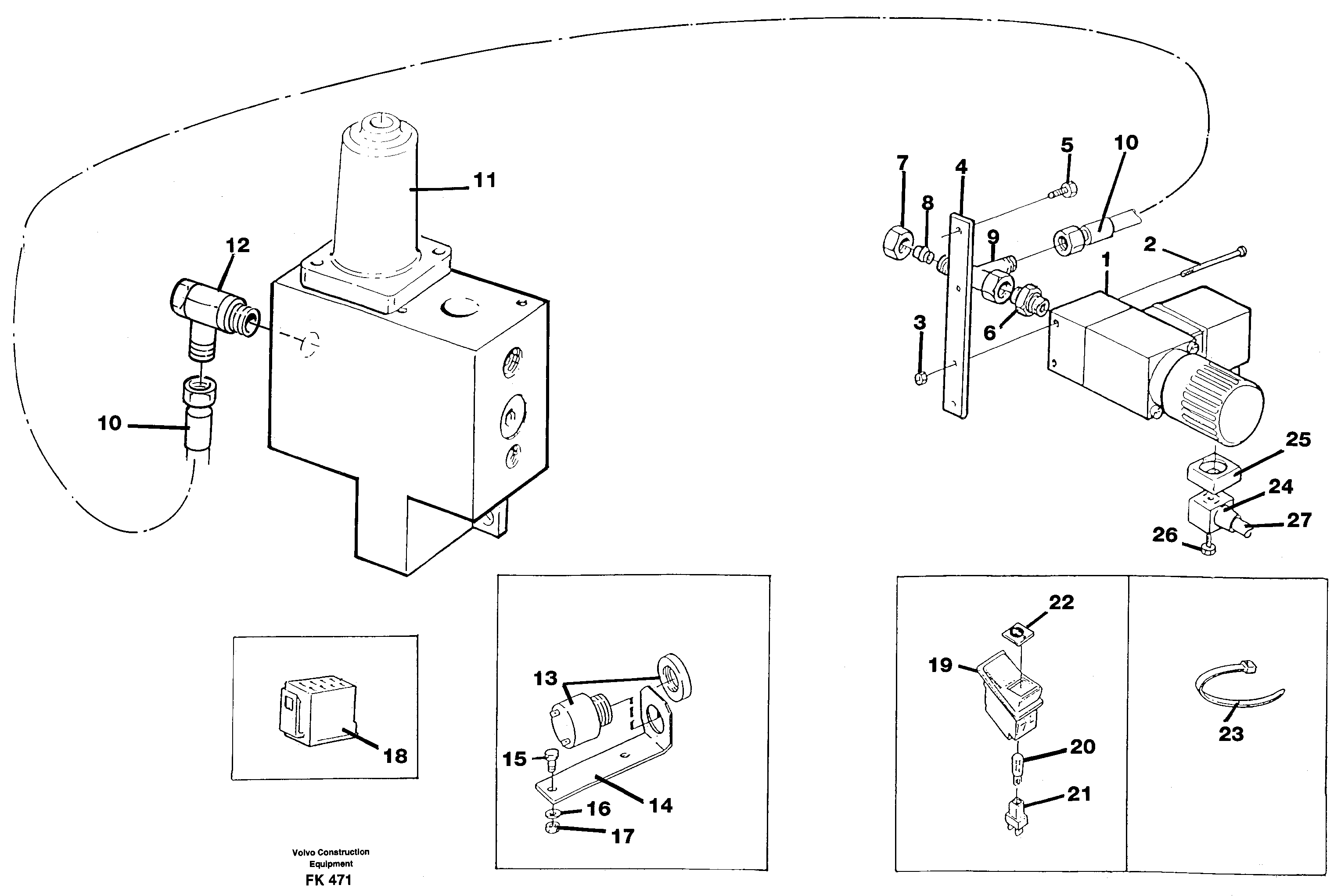Overload protection  14266636 — volvo parts diagram