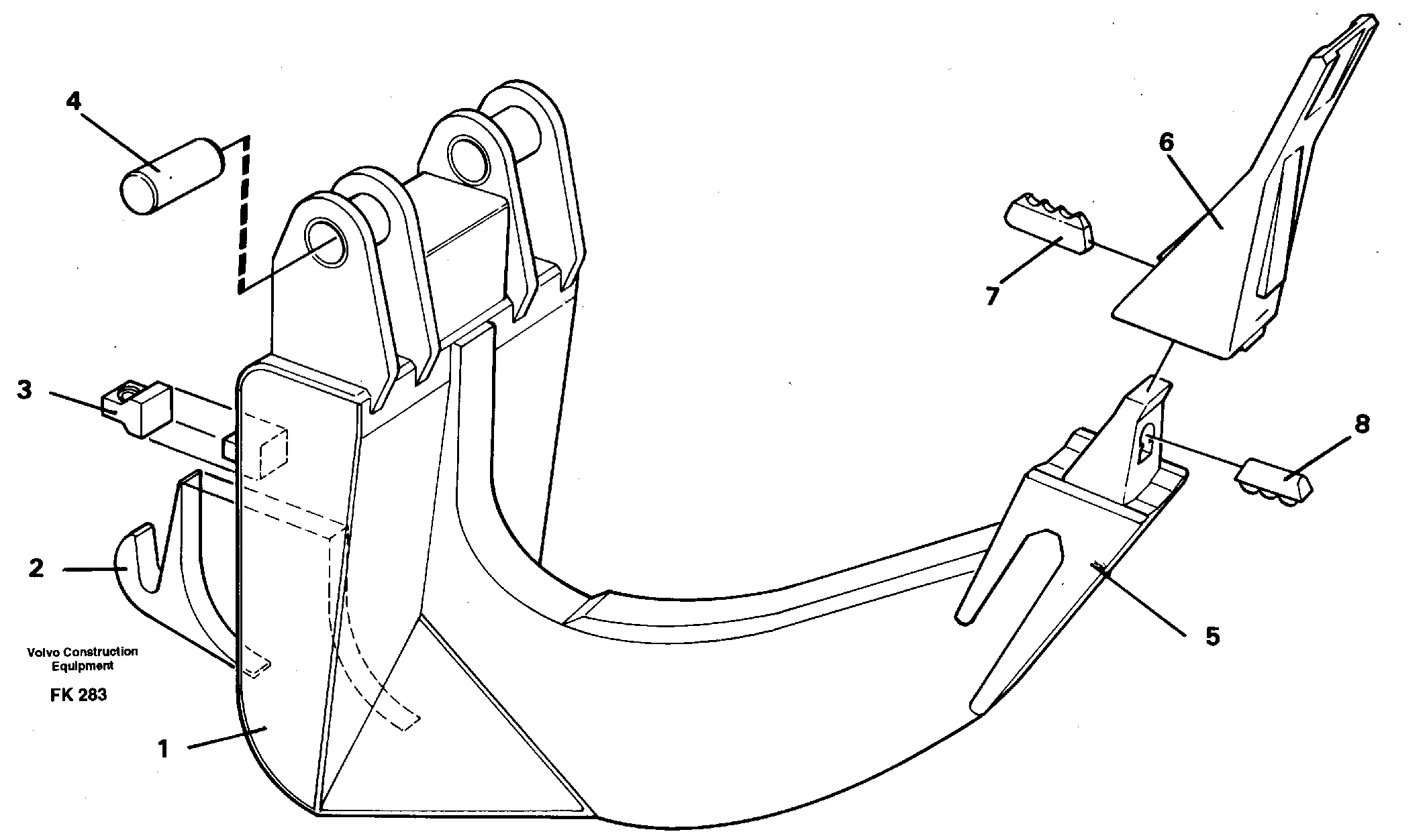 Ripper  14253092 — volvo parts diagram