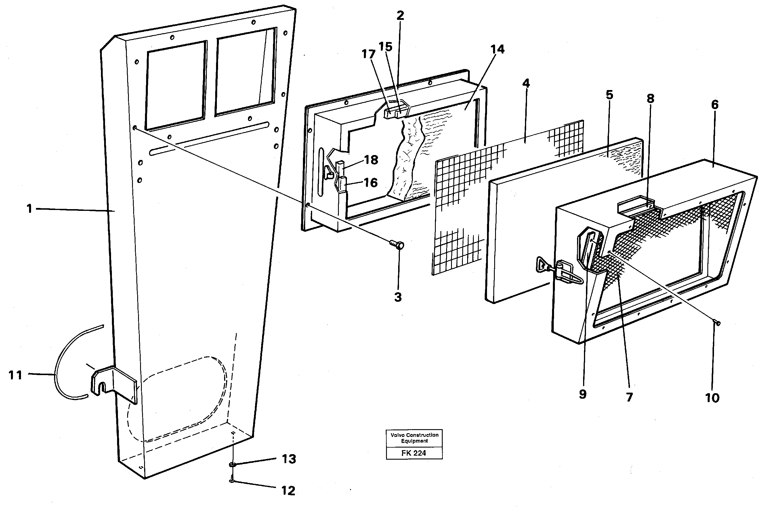 Air inlet — volvo parts diagram