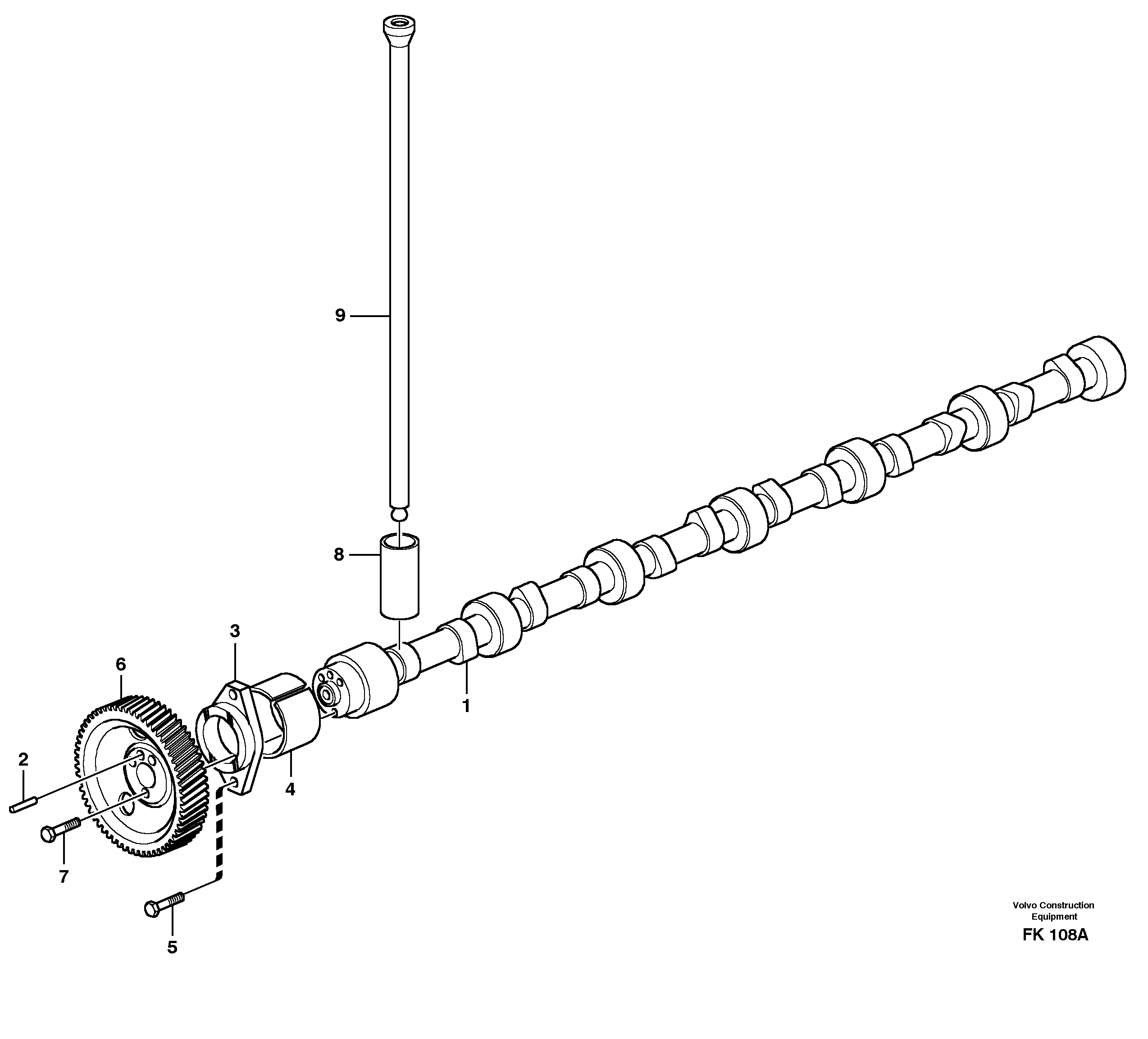 Camshaft — volvo parts diagram