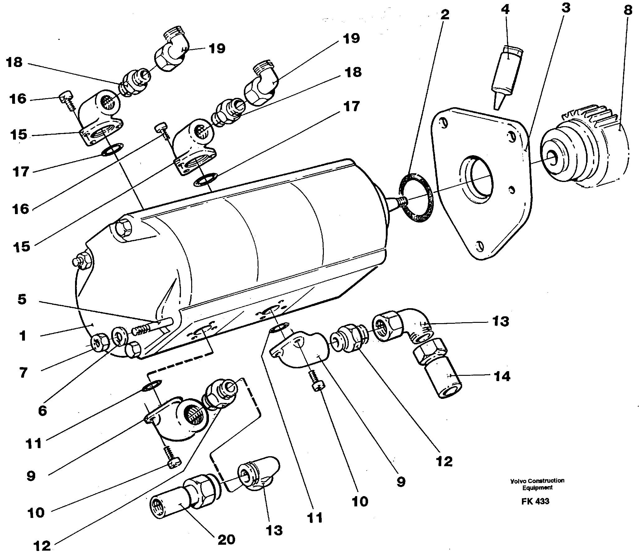 Servo pump — volvo parts diagram