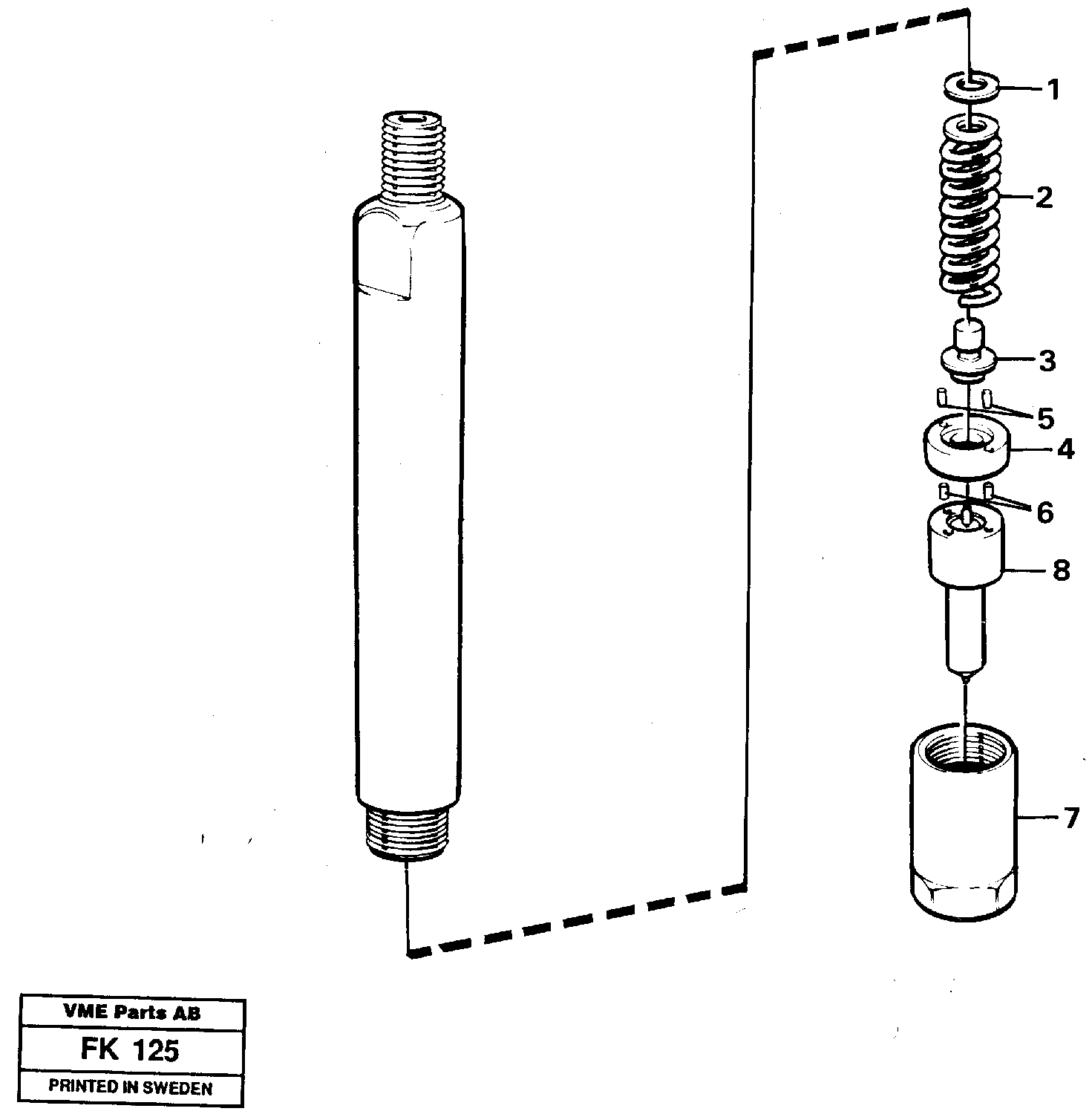 Injector — volvo parts diagram