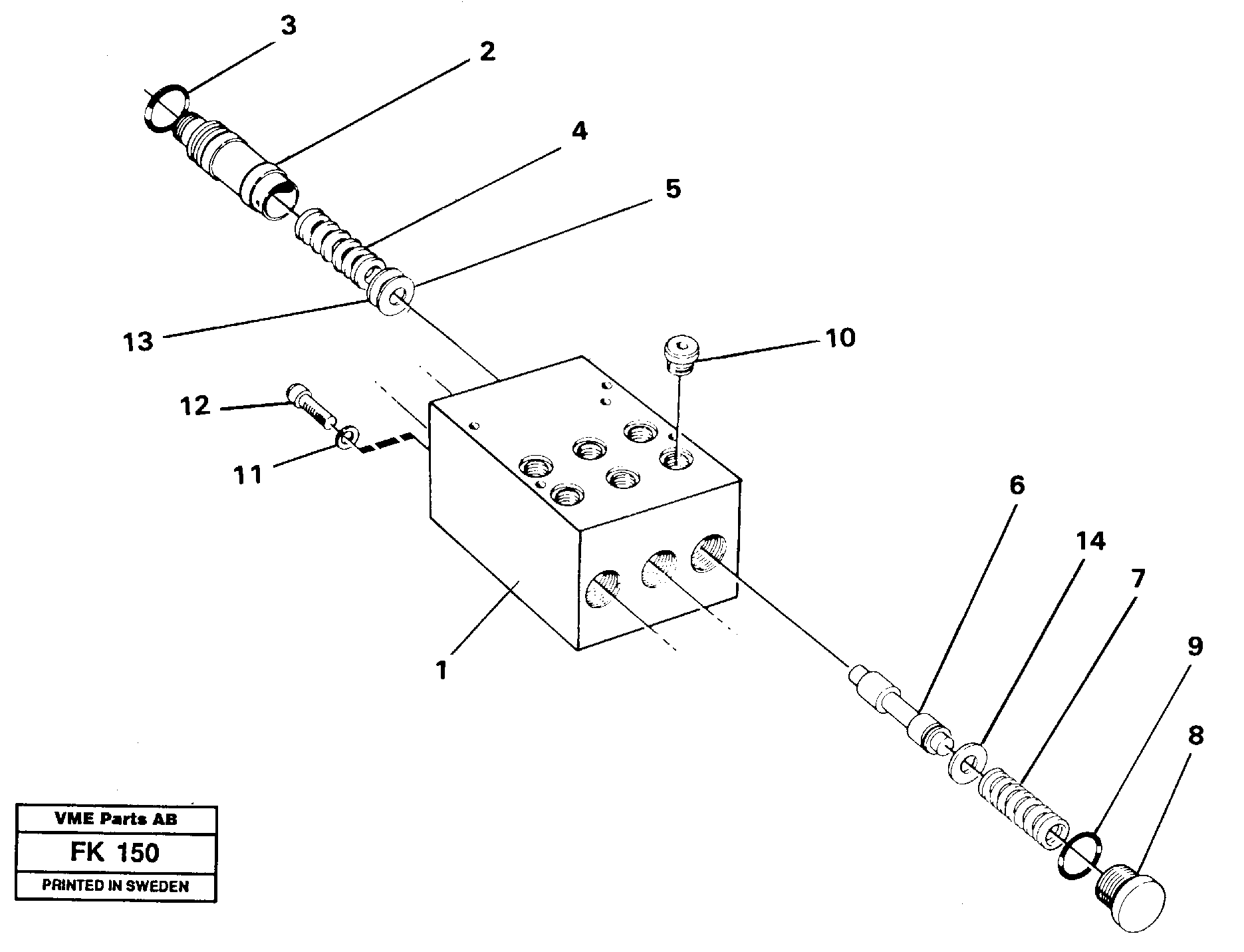Pedal valve — volvo parts diagram