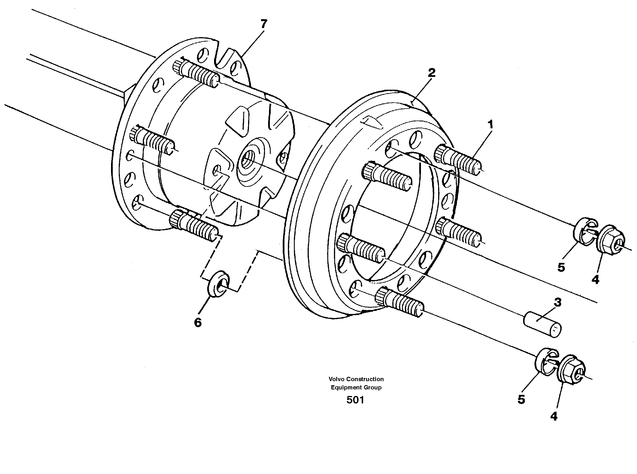 Widening ring  14236131 — volvo parts diagram
