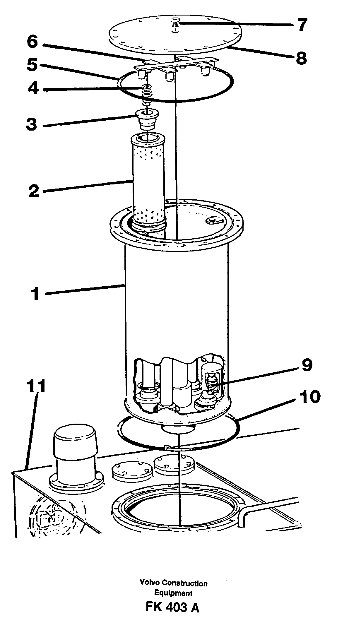 Filter box — volvo parts diagram